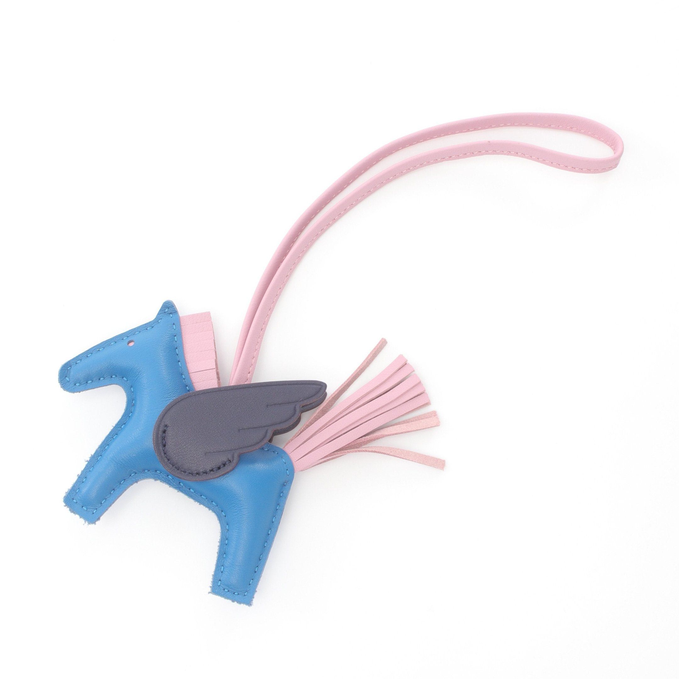 Hermes Hermes Rodeo Pegasus Pm Blue France Saphir Mauve Sylvestre Bag Charm Aagneau Navy Pink U Stamp Size ONE SIZE - 1 Thumbnail