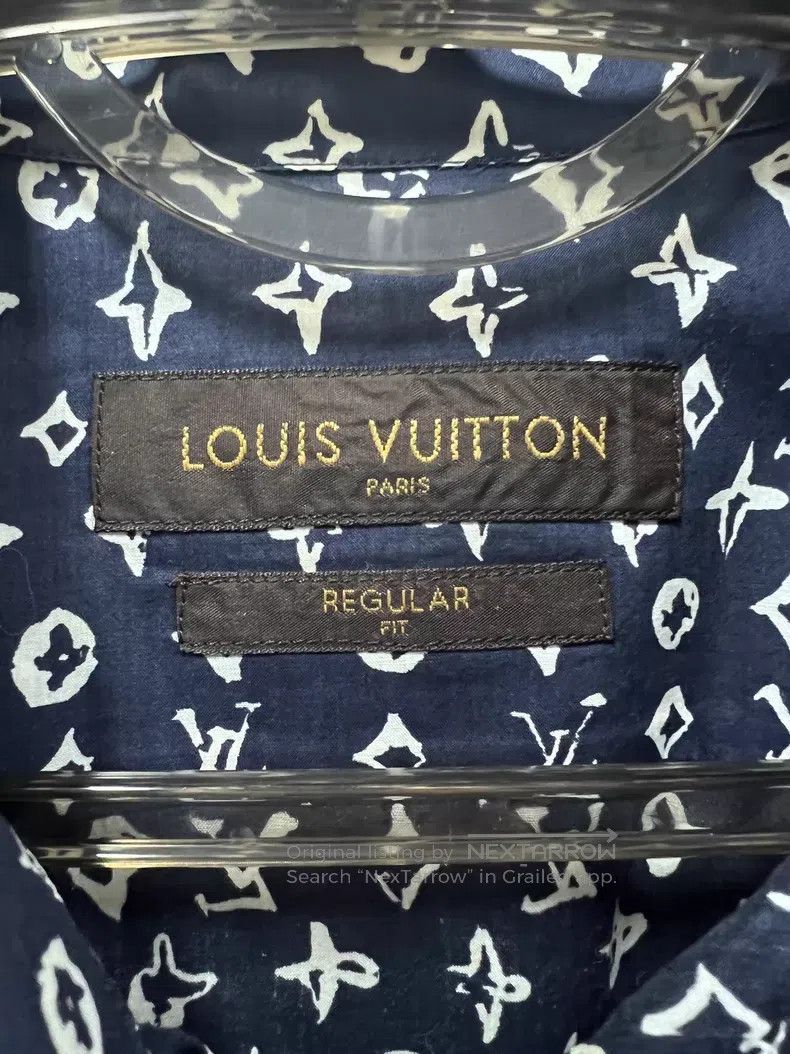 Louis Vuitton Louis Vuitton Full Print Long Sleeve Shirt Size US XL / EU 56 / 4 - 3 Thumbnail