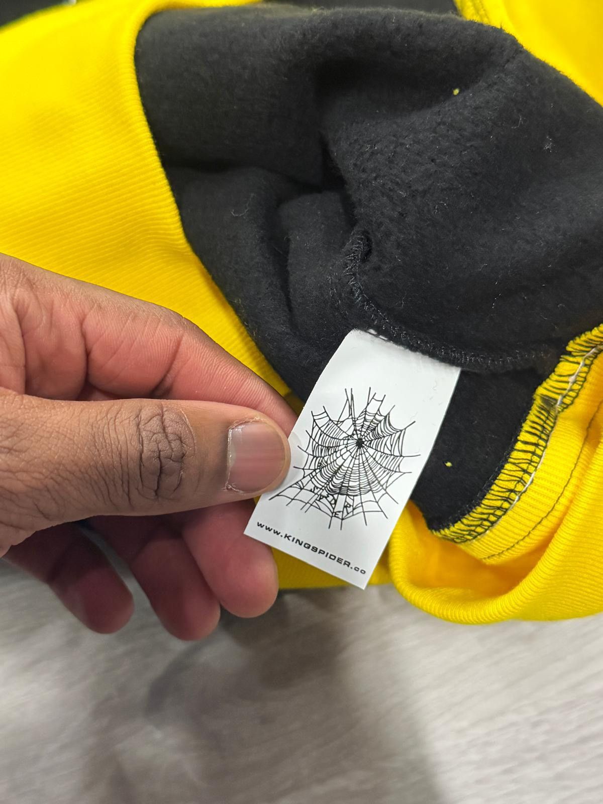 Sp5der Sp5der Black/Yellow Hoodie Size US M / EU 48-50 / 2 - 6 Thumbnail
