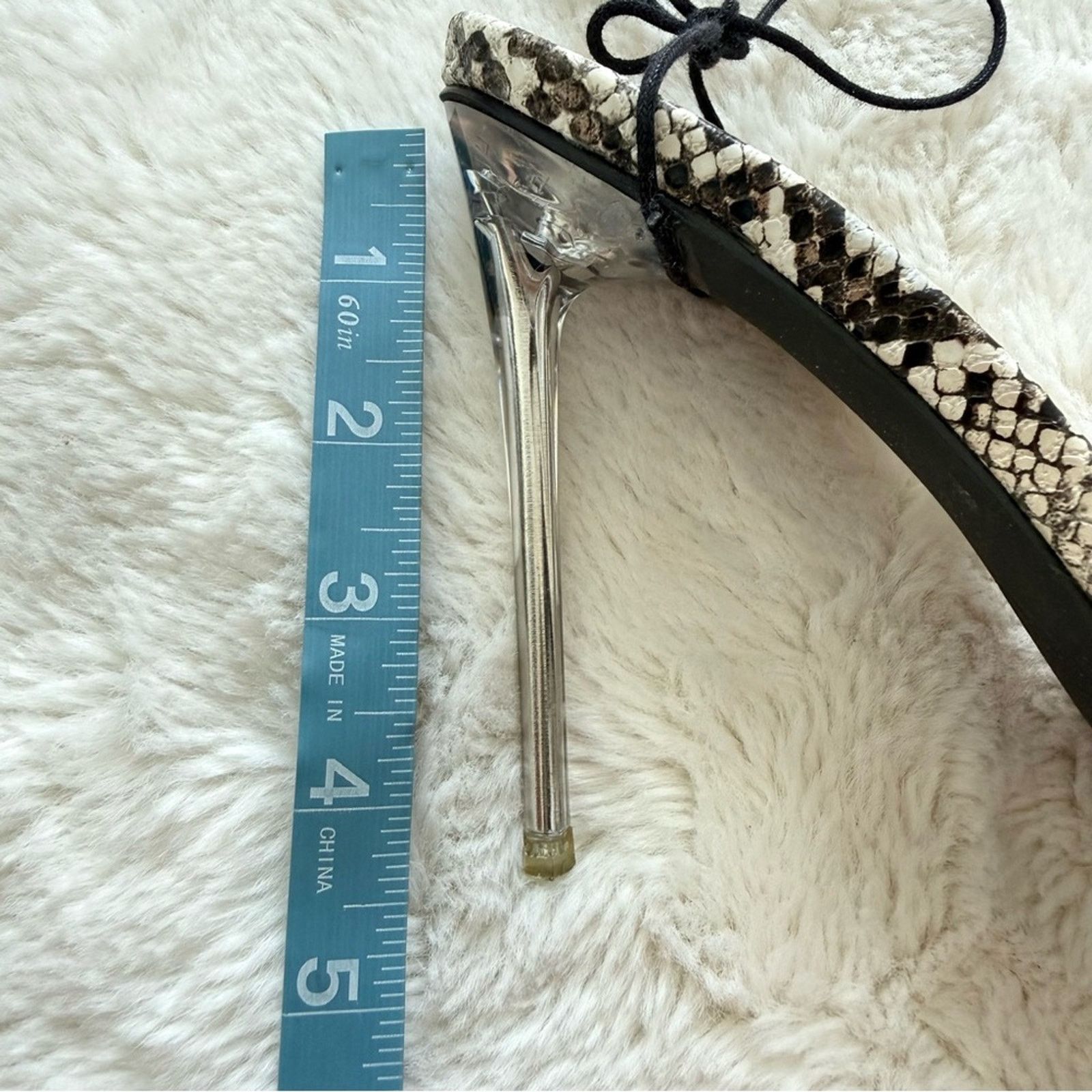 Other Cape Robbin Black and White Snakeskin Heels size 7 US Size US 7 / IT 37 - 6 Thumbnail