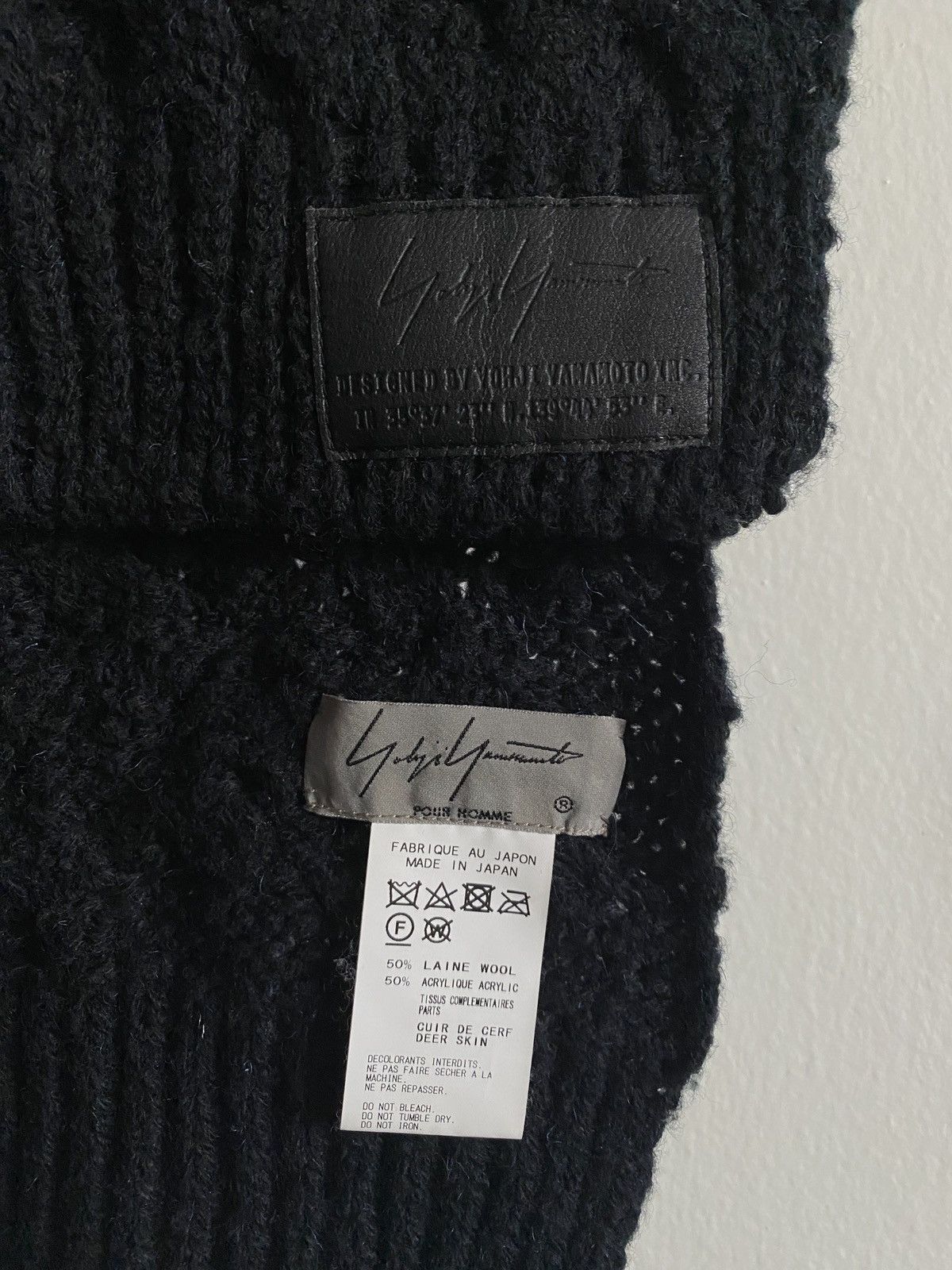 Yohji Yamamoto yohji yamamoto POUR HOMME wool/muffler | Grailed
