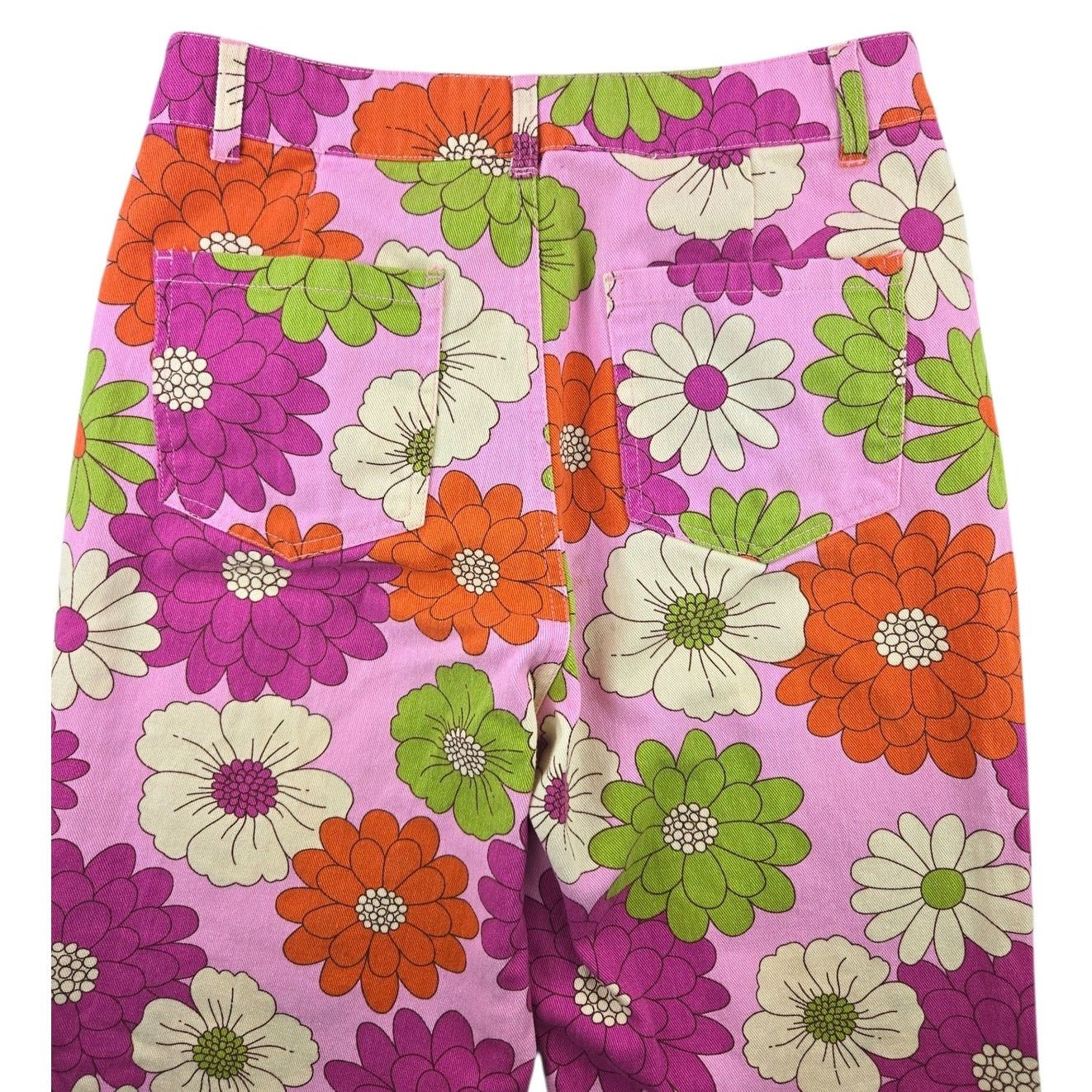 Other Princess Highway | Flower Print Flair High Rise Jeans | 10 Size 32" / US 10 / IT 46 - 4 Thumbnail