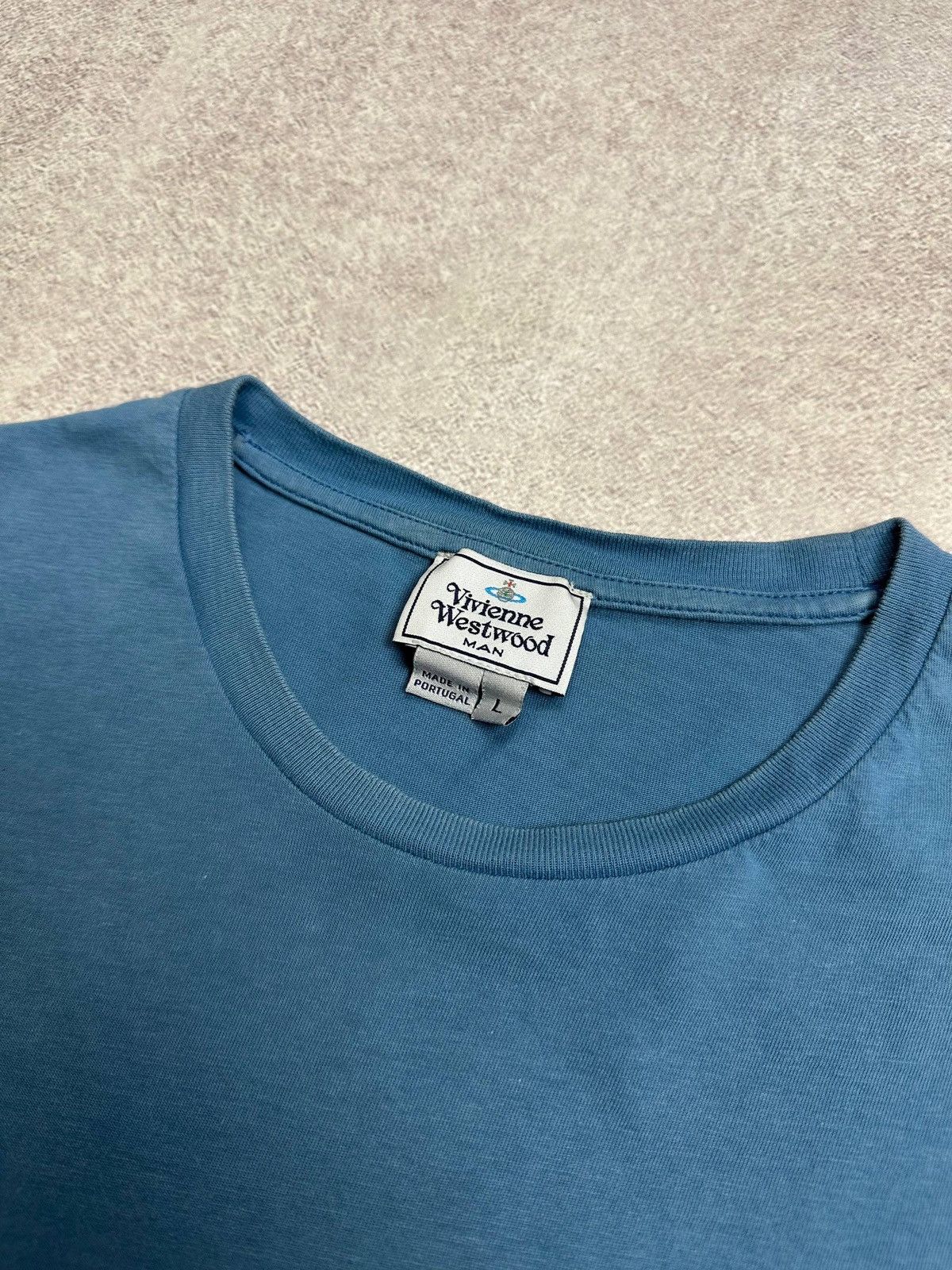 Vivienne Westwood Vintage Vivienne Westwood Orb Saturn Logo Faded T-shirt L Size US L / EU 52-54 / 3 - 5 Thumbnail