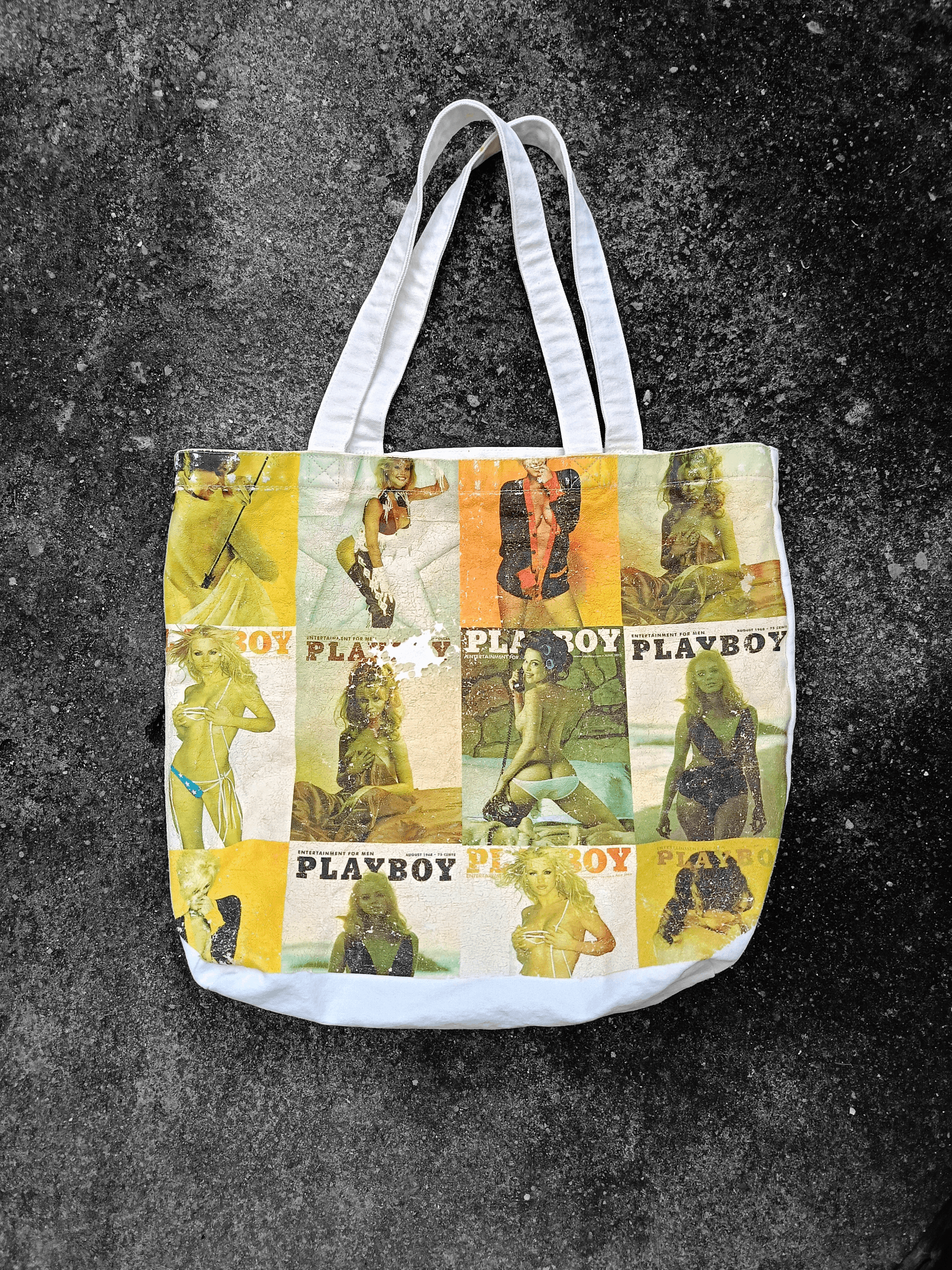 Playboy VINTAGE PLAYBOY NICE PRINTED SEXY PHOTOSHOOT TOTE BAG Size ONE SIZE - 1 Thumbnail