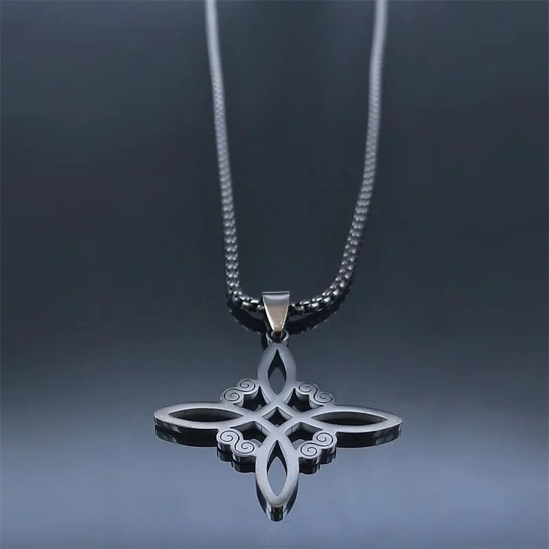 Jewelry Witch's Irish Knot Pendant Charms Necklace Emblem Size ONE SIZE - 5 Thumbnail