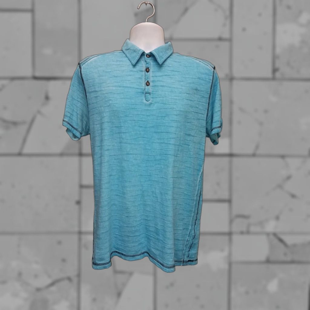 BKE BKE Polo Shirt Mens M Blue Lightweight Thick Stitch Size US M / EU 48-50 / 2 - 1 Thumbnail