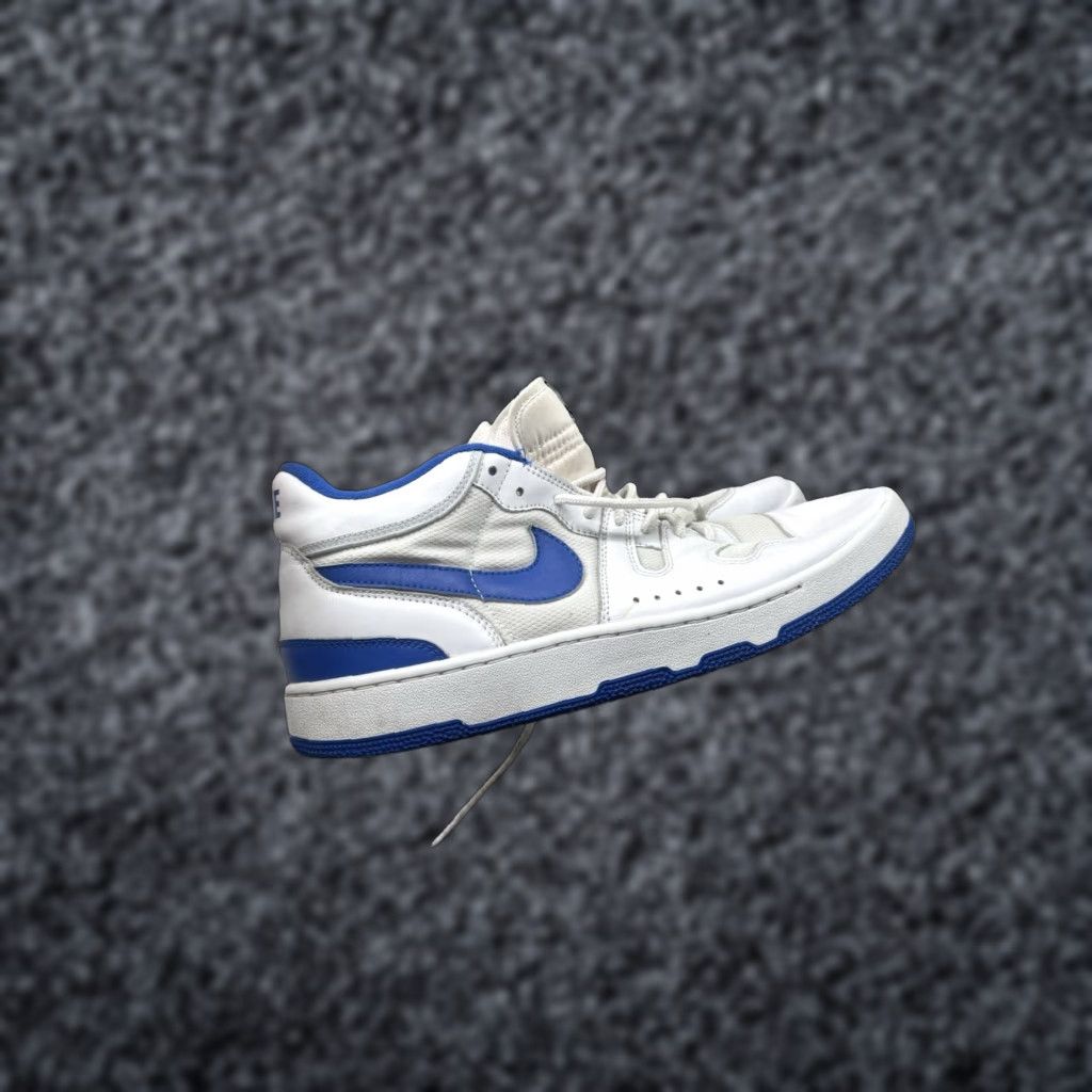 Nike Nike Mac Attack Sneaker Mens 12.5 White Blue Athletic Sneaker Basketball Cross Training Casual Footwear Nike Mac Attack FB1447-100 Oops Size US 12 / EU 45 - 1 Thumbnail
