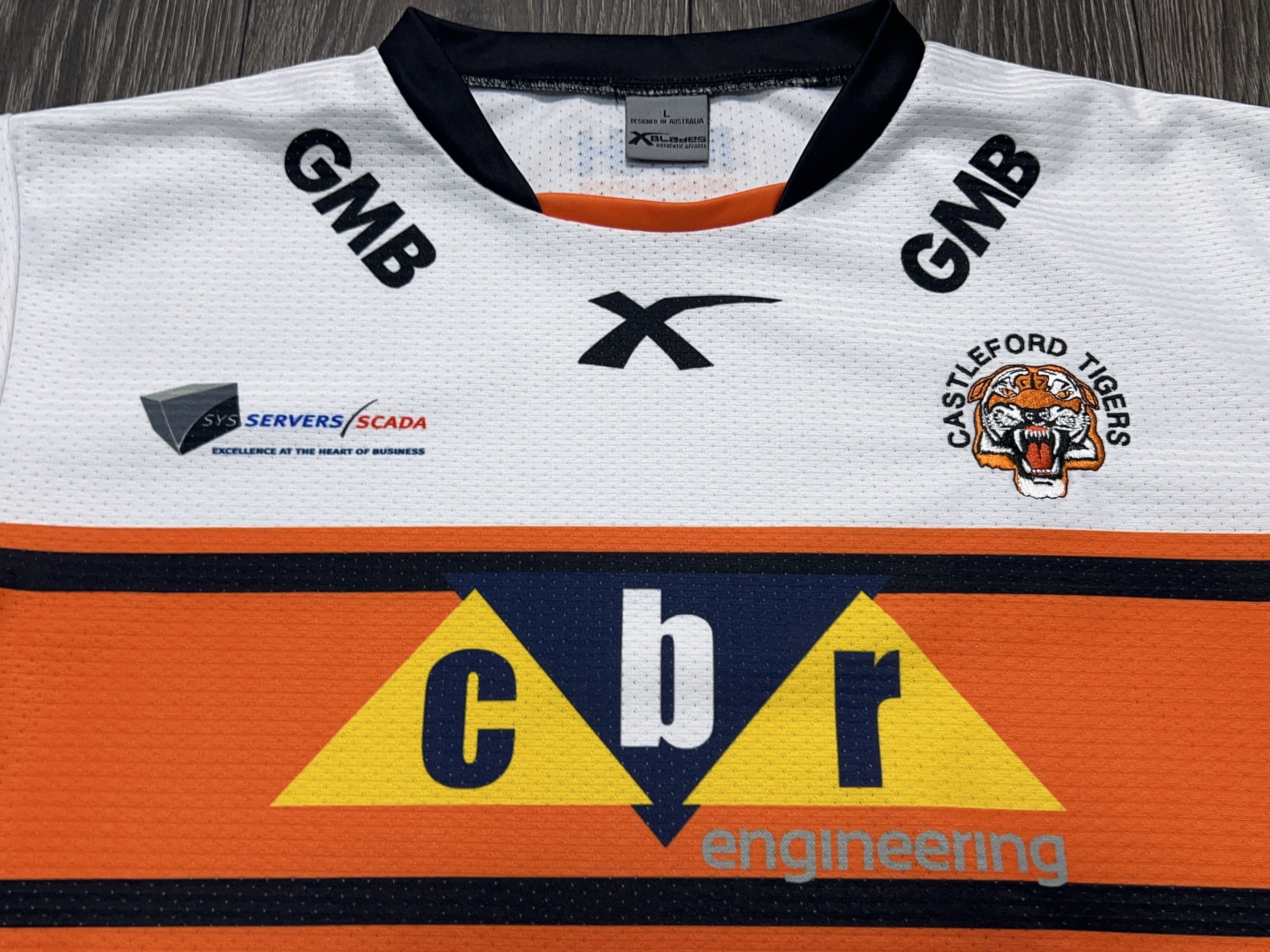 Gear for Sports XBlades Castleford Tigers Rugby League England Jersey Shirt Size US L / EU 52-54 / 3 - 3 Thumbnail