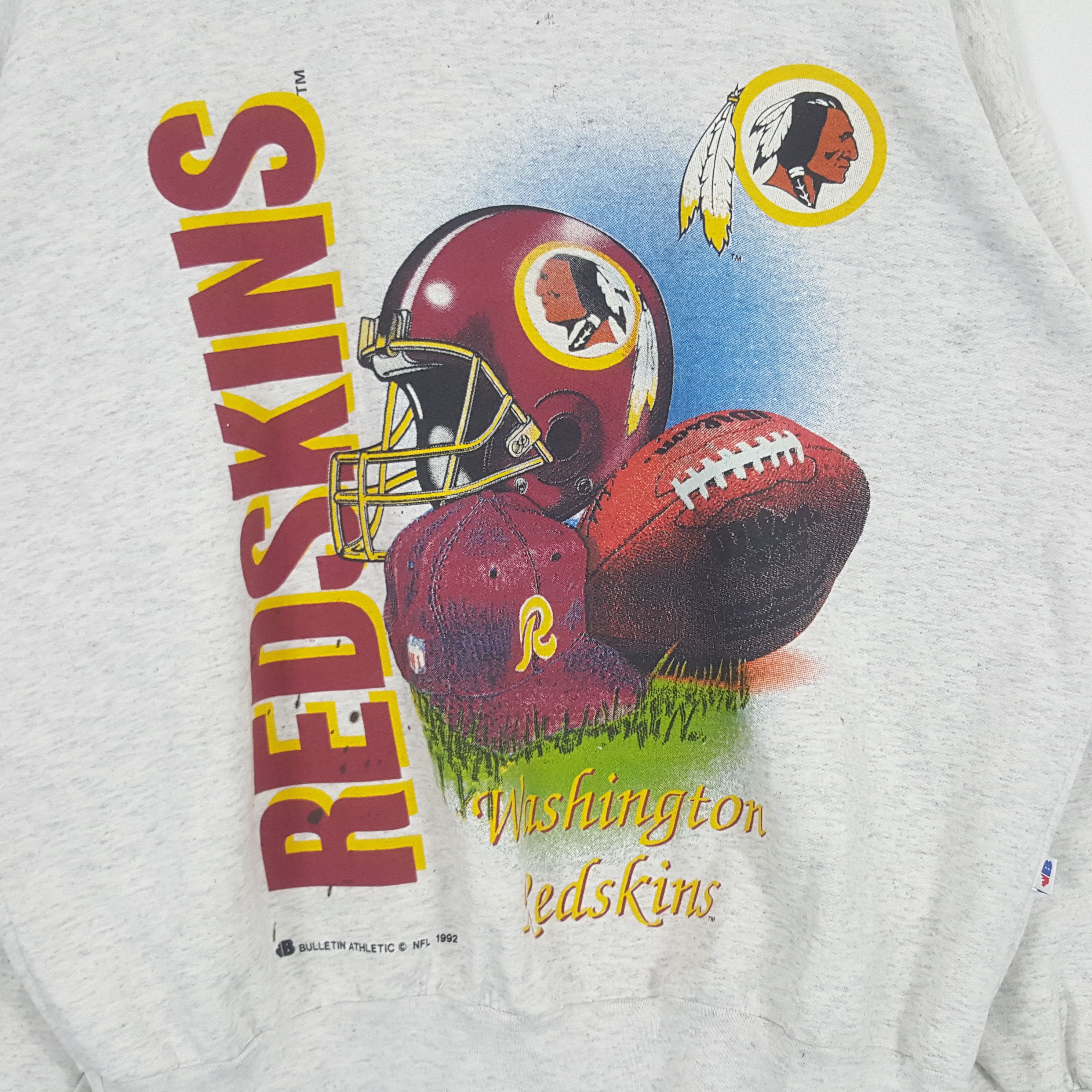 NFL × Vintage Vintage Washington Redskins American Football Sweatshirt Size US XL / EU 56 / 4 - 2 Thumbnail