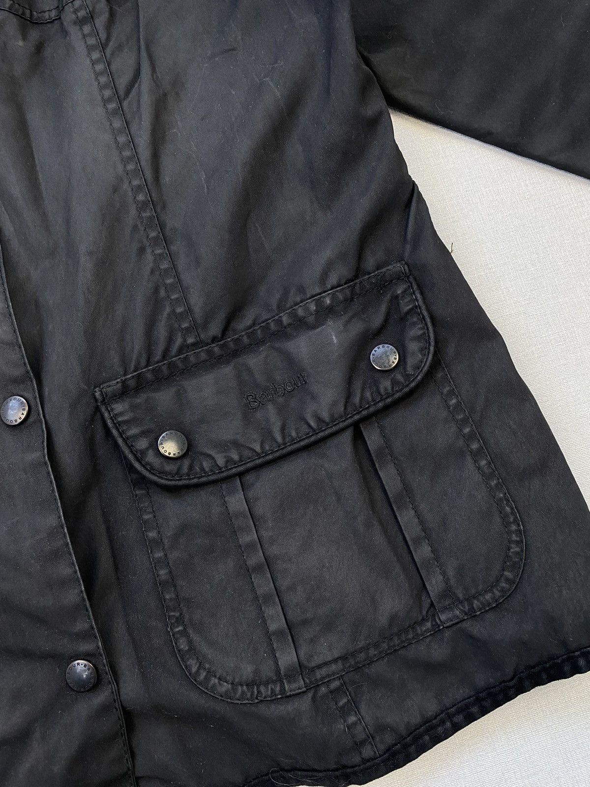 Barbour Women’s Barbour Ladies Utility Wax Jacket size 16 Size XL / US 12-14 / IT 48-50 - 3 Thumbnail