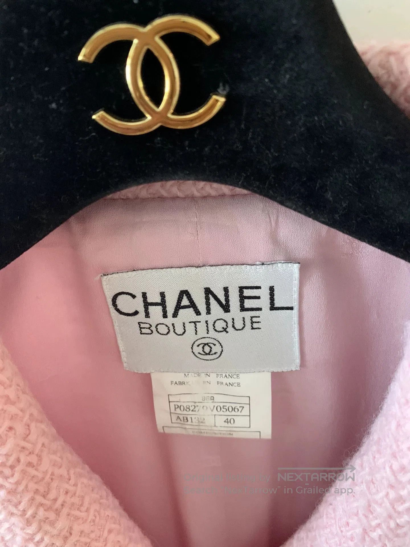 Chanel Chanel Vintage Glass Button Pink Coat. Size S / US 4 / IT 40 - 4 Thumbnail
