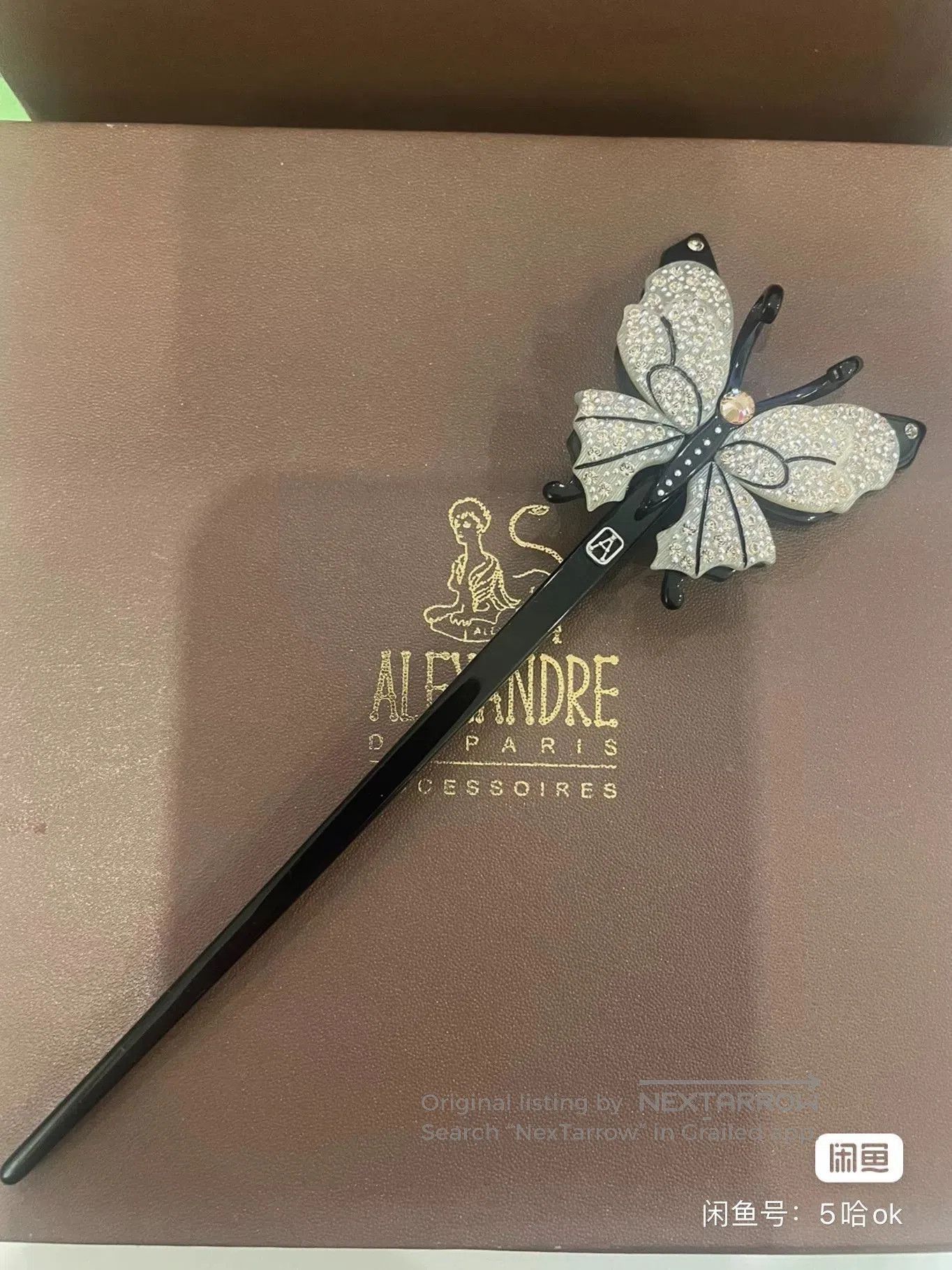 Alexander McQueen Alexander Butterfly Swarovski Hair Accessory. Size ONE SIZE - 2 Thumbnail