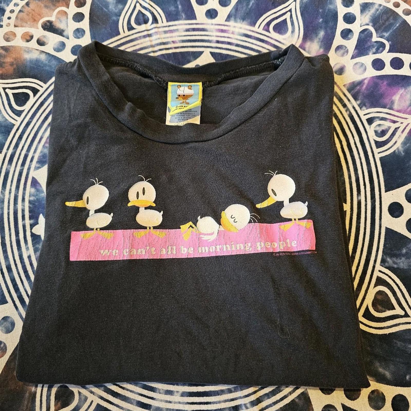Designer Women's Black and Pink Jim Benton Vintage T-shirt Size L / US 10 / IT 46 - 6 Thumbnail