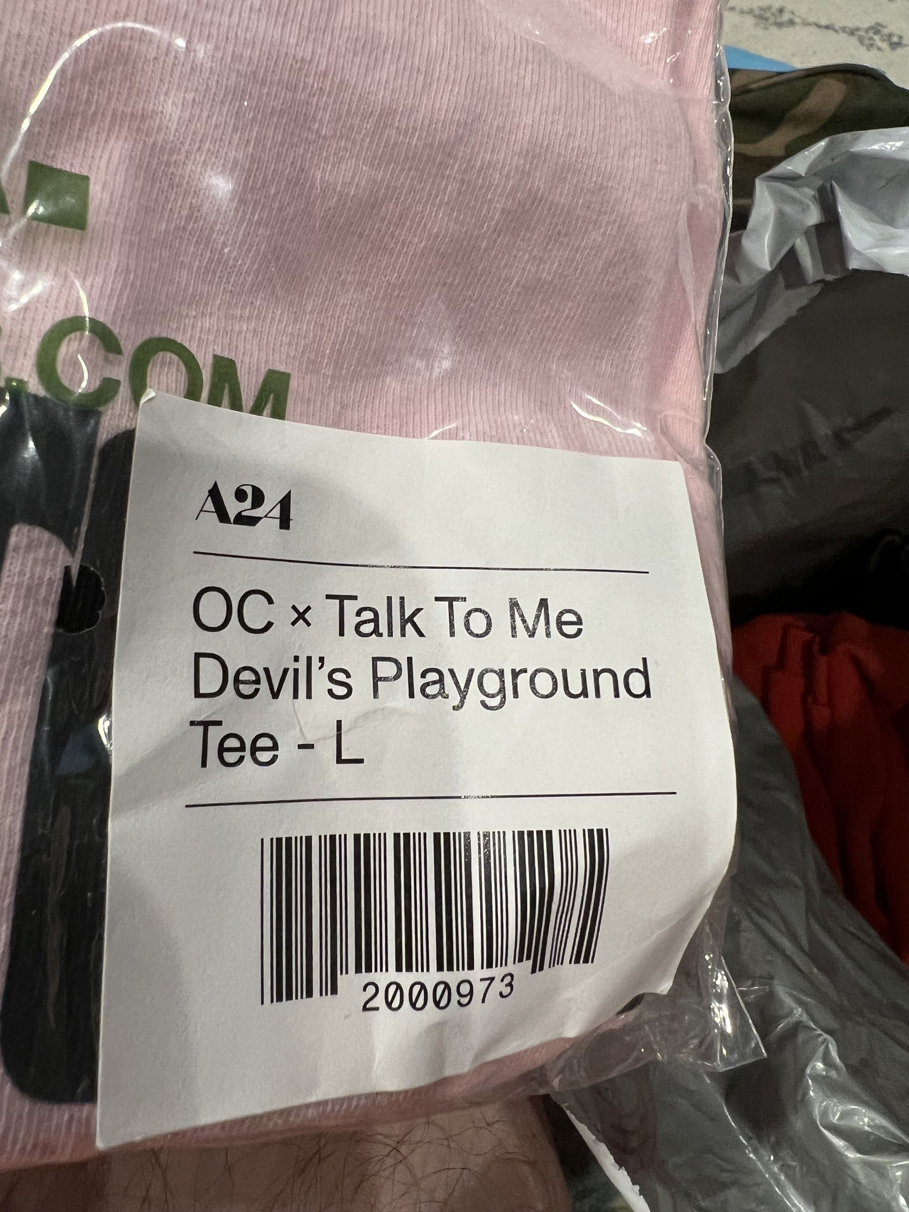 A24 × Online Ceramics Talk to Me "The Devil's Playground" Tee Size US L / EU 52-54 / 3 - 4 Thumbnail
