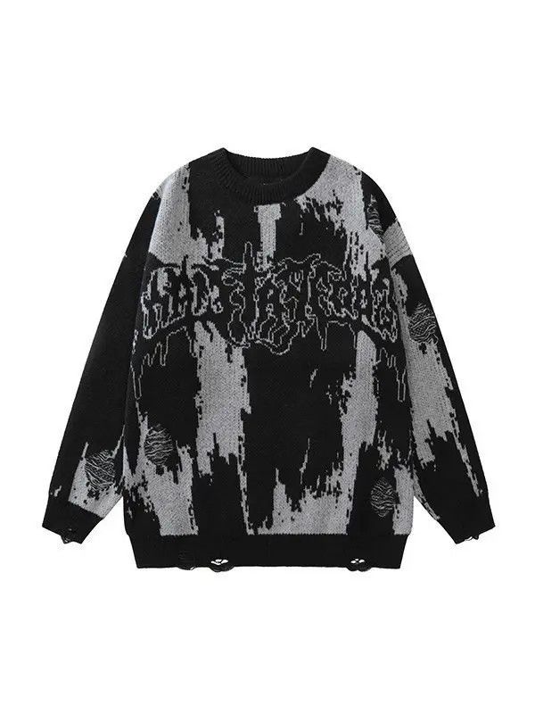 VIBE Graffiti Graphic Knit Sweater Size US L / EU 52-54 / 3 - 5 Thumbnail