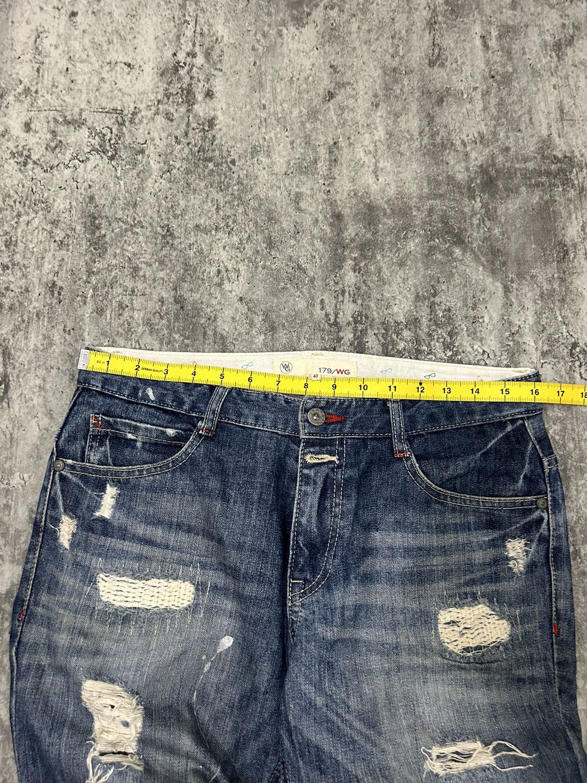 If Six Was Nine × Japanese Brand × Nicole Club 179/WG Nicole Club Distressed Bandana Pocket Back Jeans Size US 32 / EU 48 - 18 Thumbnail