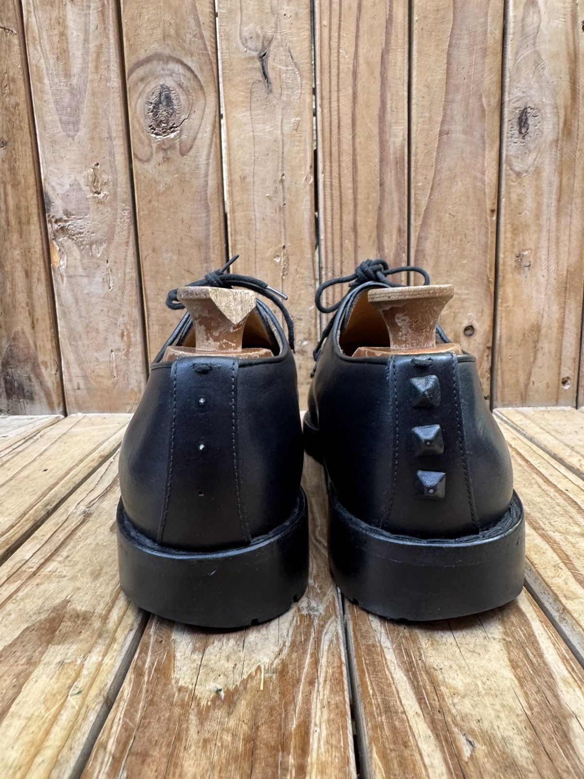 Valentino valentino garavani black leather derby dress Shoes EUR 43 Size US 10 / EU 43 - 8 Thumbnail