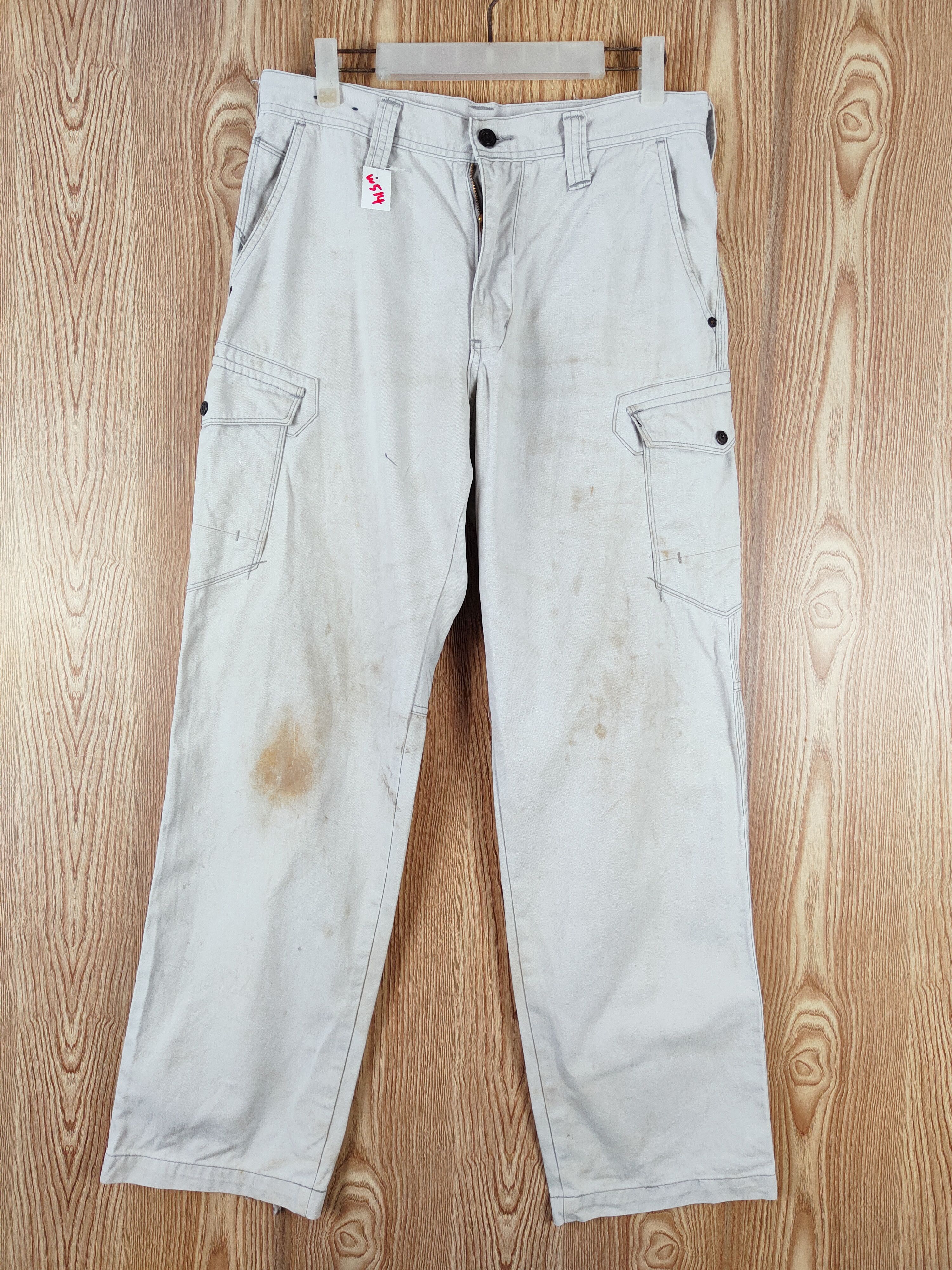 Japanese Brand Evenriver Light Gray Multipocket Tactical Cargo Pants #W514 Size US 32 / EU 48 - 1 Thumbnail