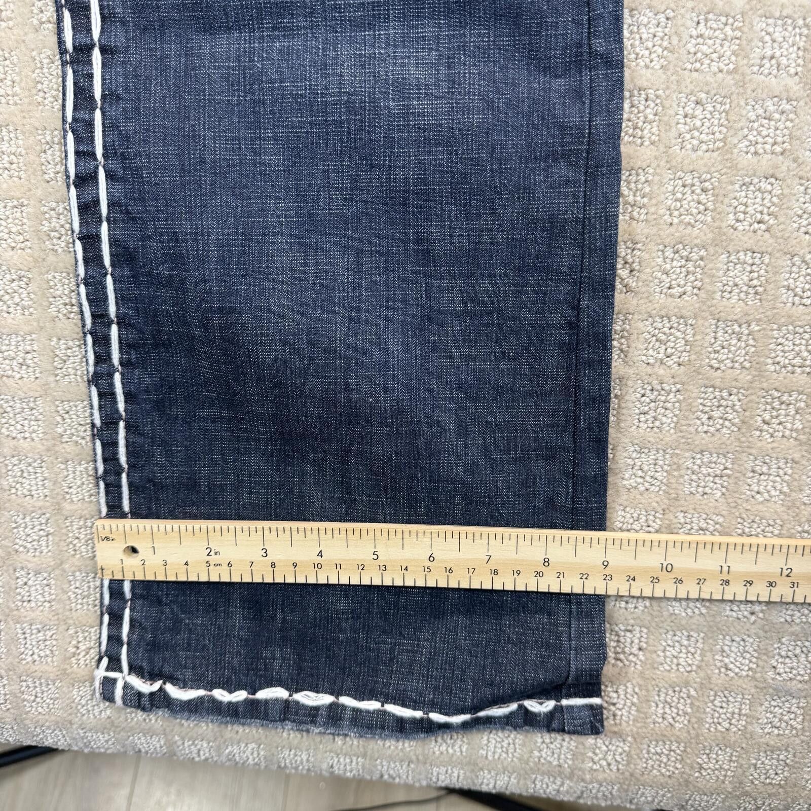 Other Laguna Beach Y2K Flare Jeans Made USA Contrast Stitch 32x36 Size 32" / US 10 / IT 46 - 5 Thumbnail