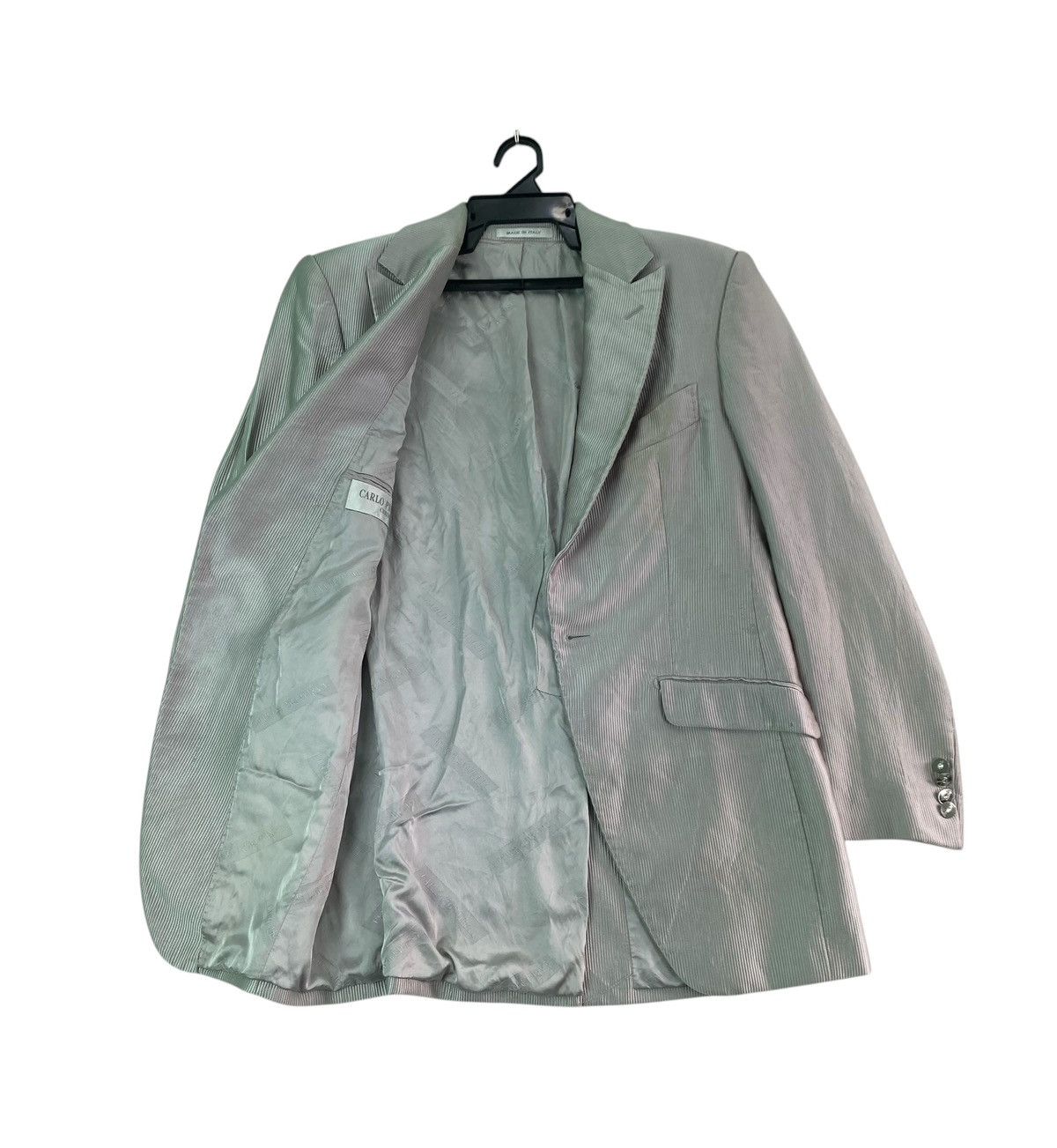 Vintage Carlo Pignatelli metallic silver blazer jacket Size US M / EU 48-50 / 2 - 3 Thumbnail