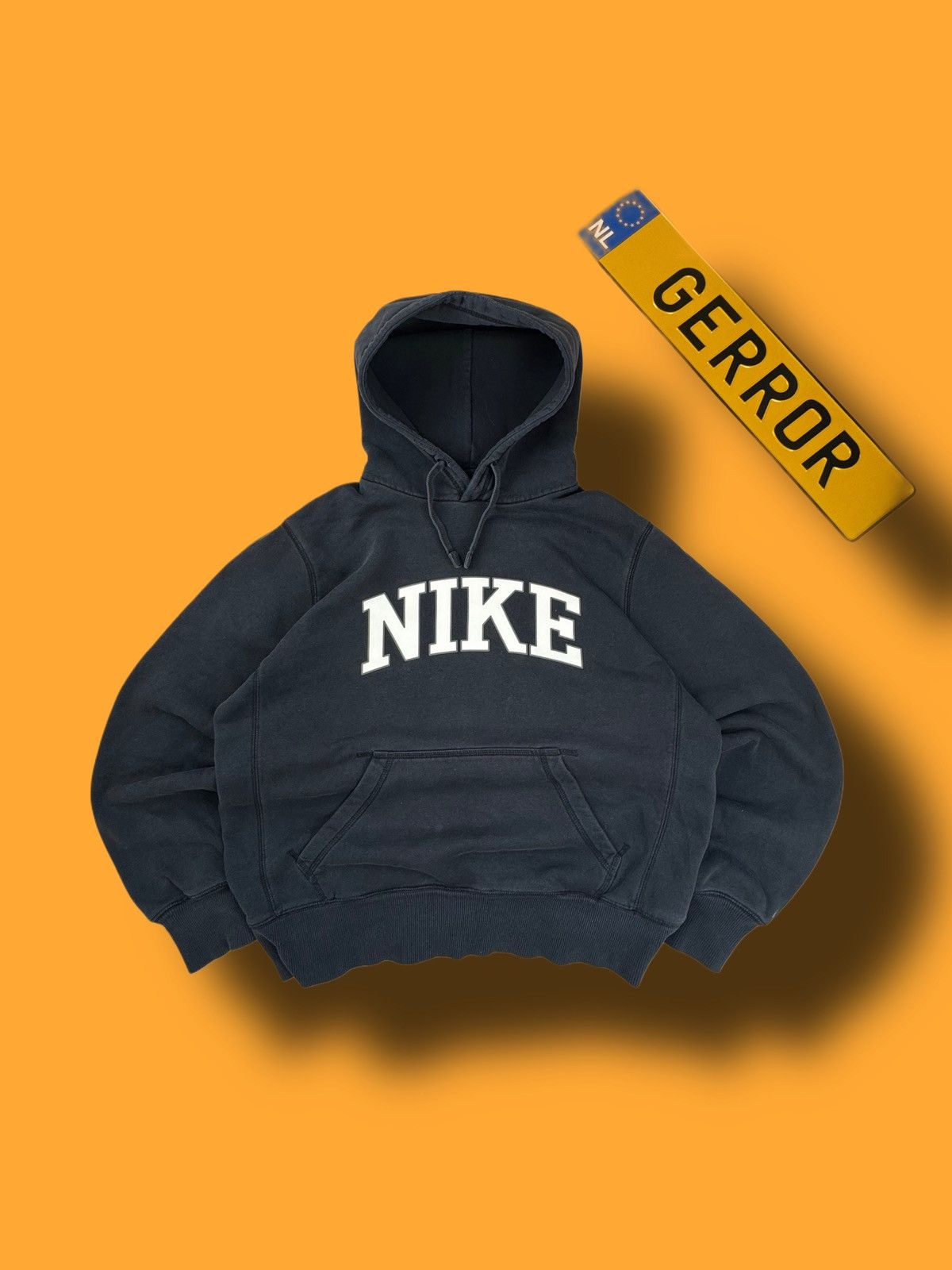 Nike × Vintage NIKE VINTAGE CENTER LOGO OVERSIZE BOXY HOODIE Size US M / EU 48-50 / 2 - 1 Thumbnail