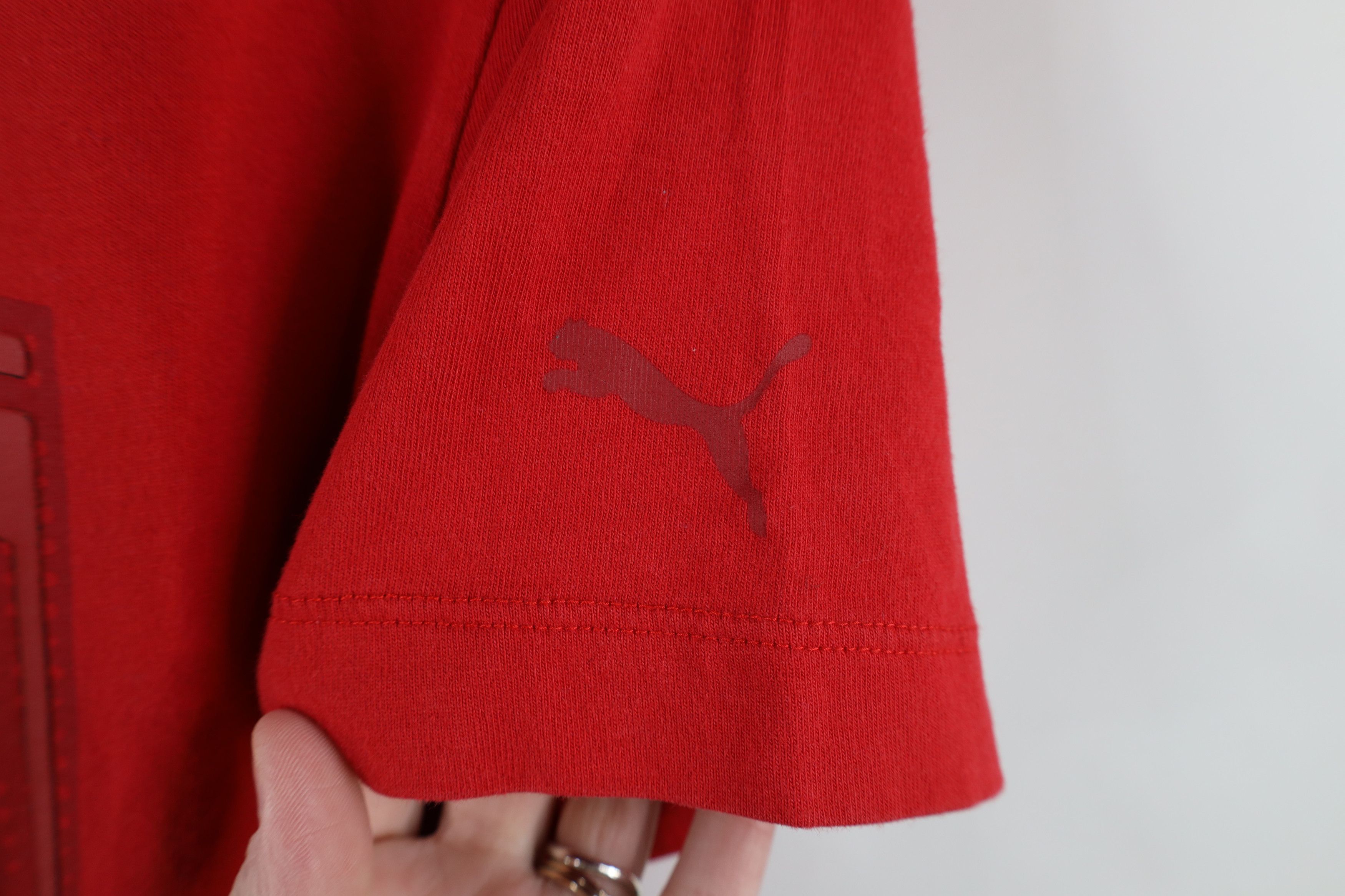 Puma × Vintage Puma x Scuderia Ferrari Faded Big Logo F1 Racing T-Shirt Red Size US S / EU 44-46 / 1 - 4 Thumbnail
