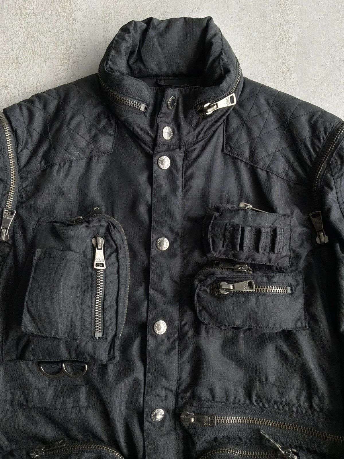 Dolce & Gabbana Archive D&G - Convertible Cargo Multipocket Jacket Size US M / EU 48-50 / 2 - 3 Thumbnail