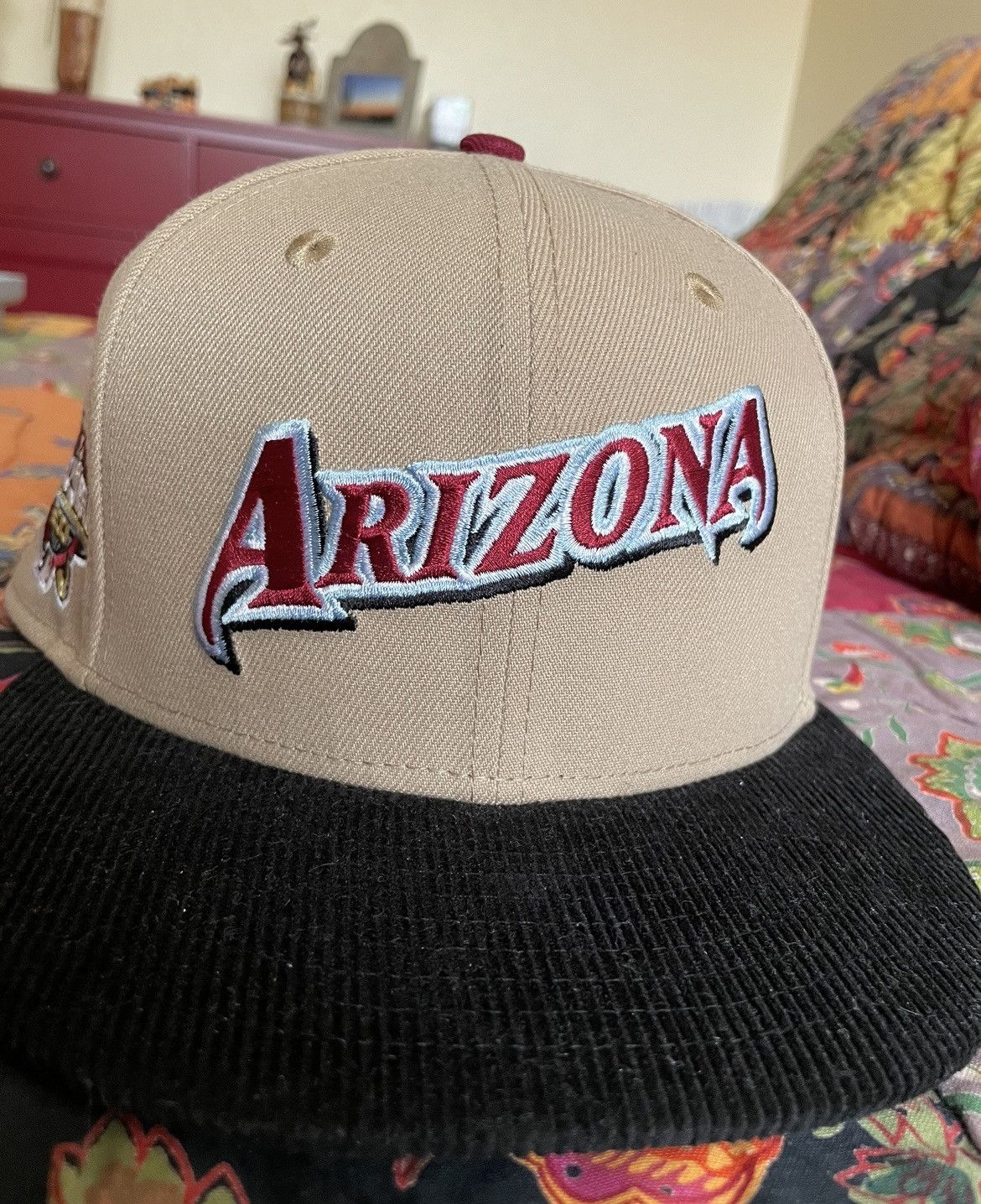 New Era Khaki Diamondbacks New Era Fitted Size 7 Size ONE SIZE - 1 Thumbnail