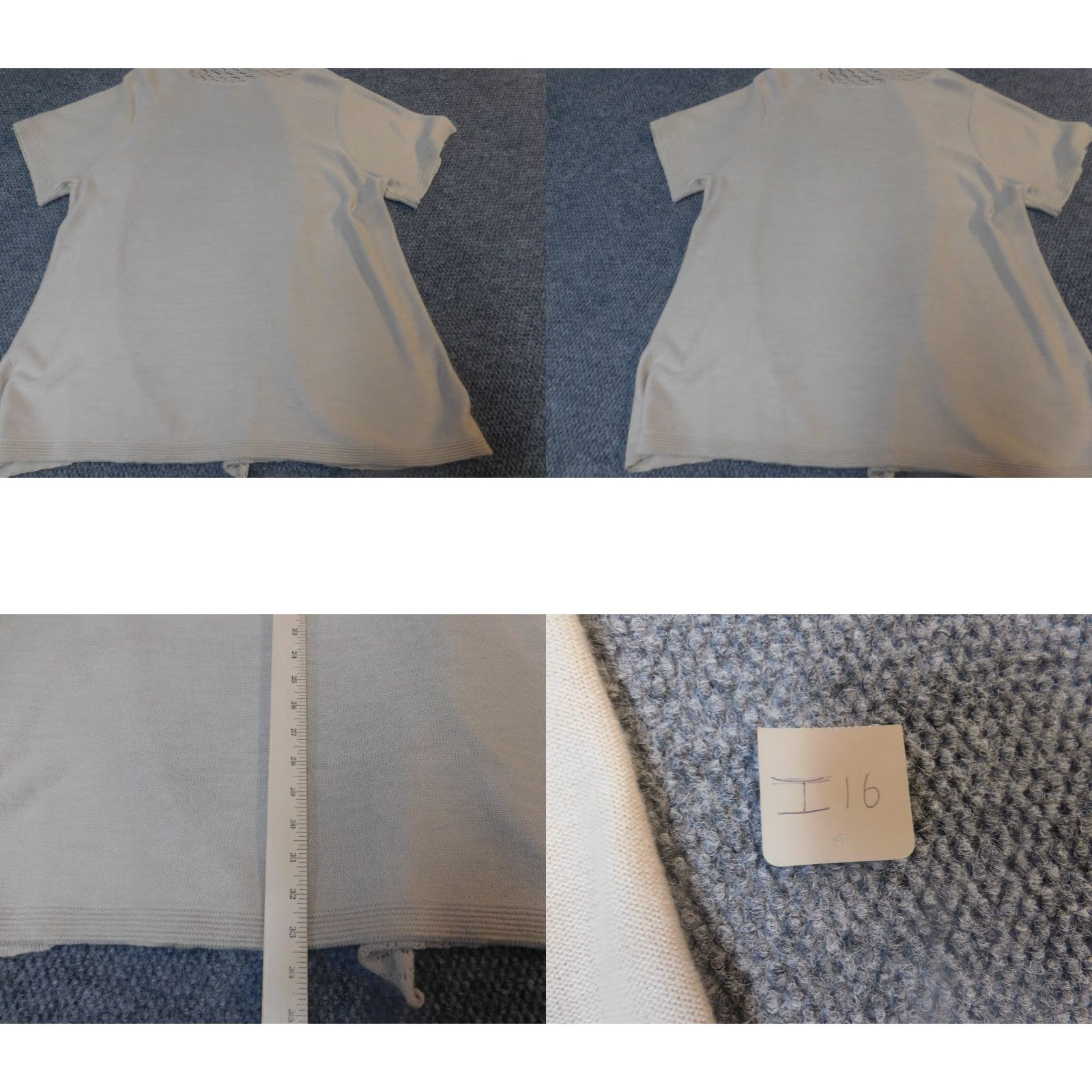 Vintage Lane Bryant Womens Cardigan Sweater 22 Beige Cotton Knit Crew Neck Zip Buttons Long Sleeve Regular 22 Women Size 3XL / US 20-22 - 8 Thumbnail