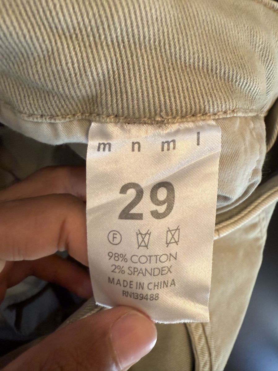 MNML D152 CARGO STRAIGHT DENIM Size US 29 - 2 Thumbnail