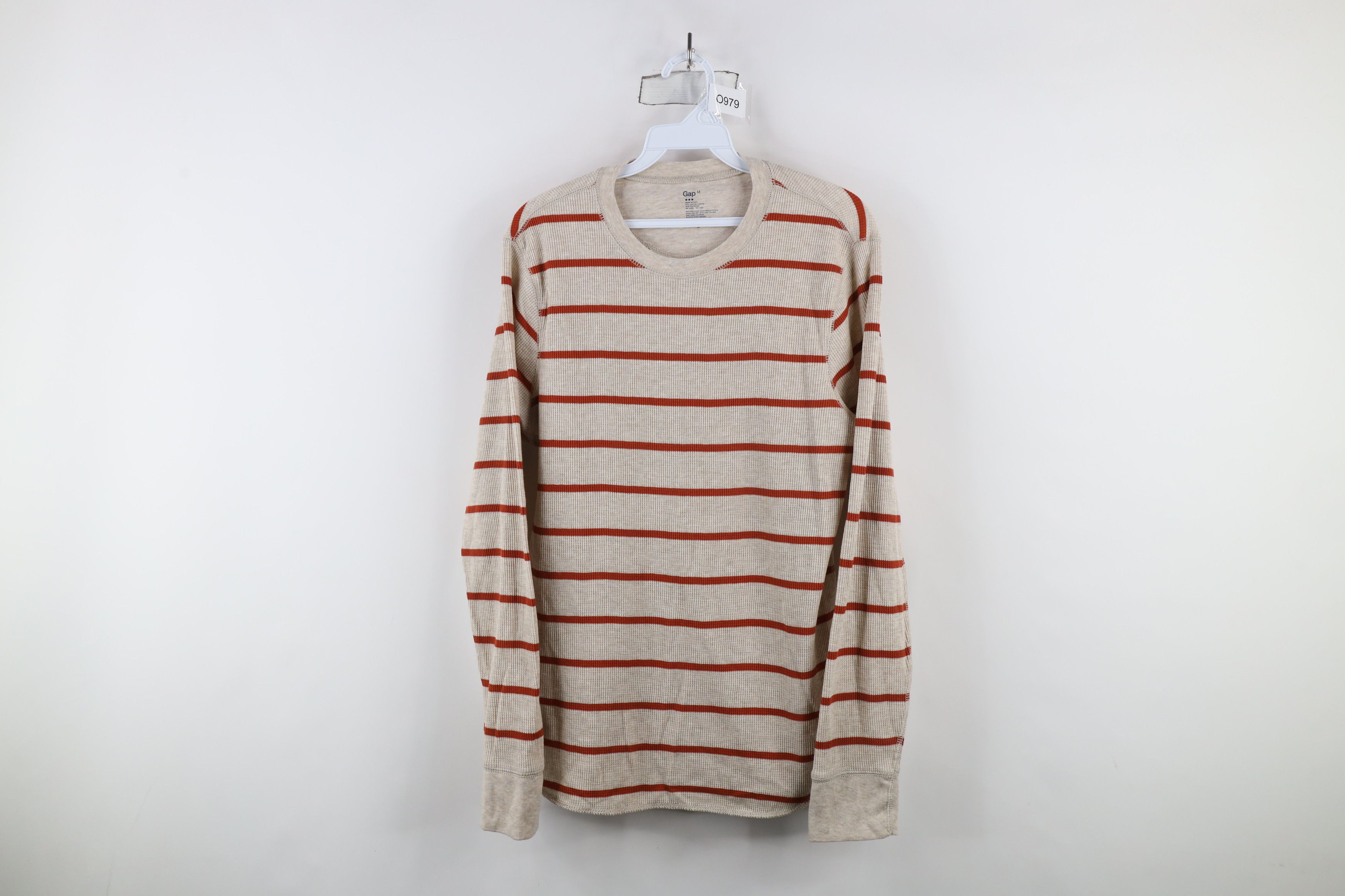 Gap × Vintage Vintage Y2K Gap Thermal Waffle Knit Long Sleeve T-Shirt Size US M / EU 48-50 / 2 - 1 Thumbnail