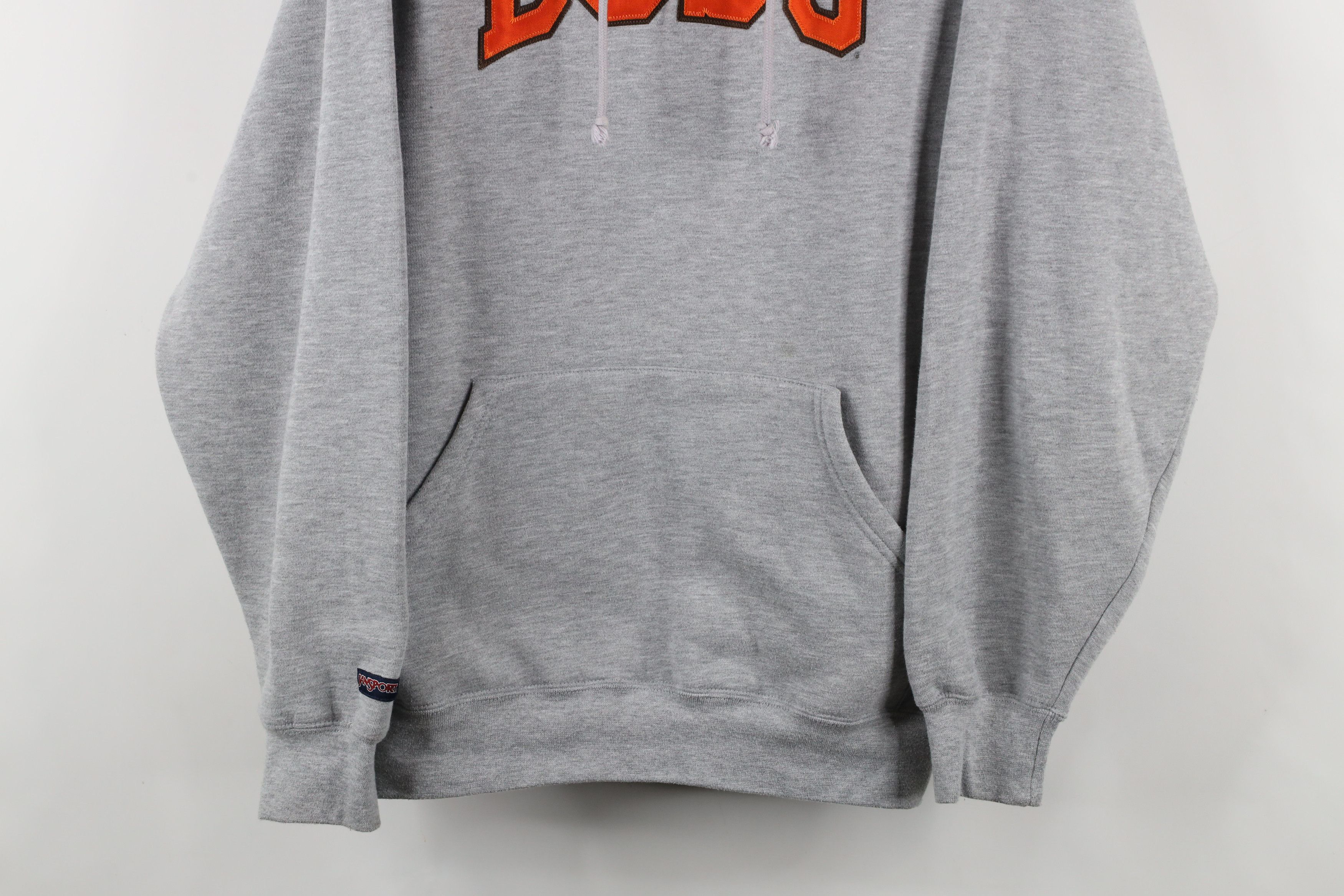Vintage Vintage 90s Green State University Hoodie Sweatshirt Gray Size US L / EU 52-54 / 3 - 3 Thumbnail