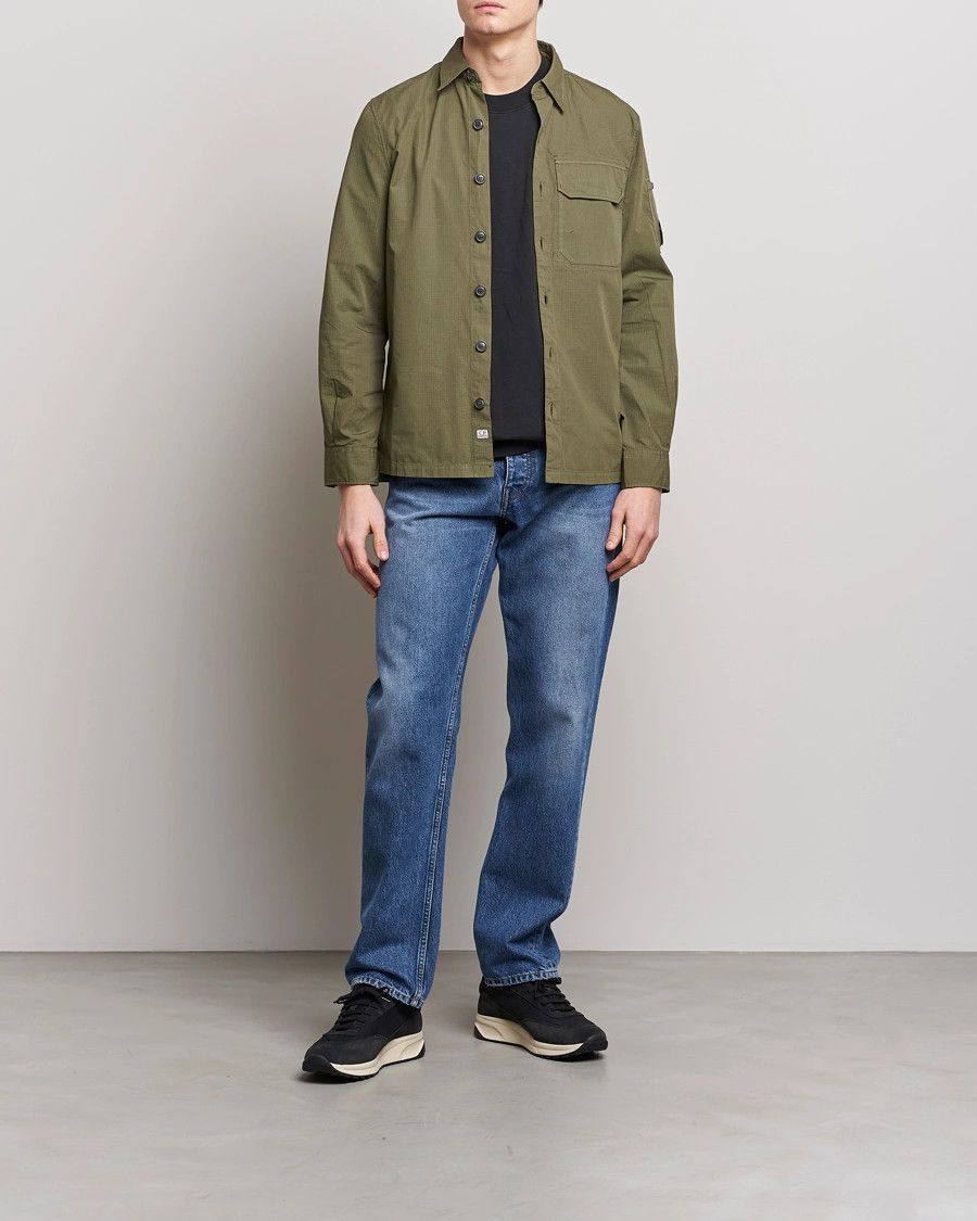 C.P. Company o1y1224 Solid Color Shirt in Military Green Size US XS / EU 42 / 0 - 2 Thumbnail