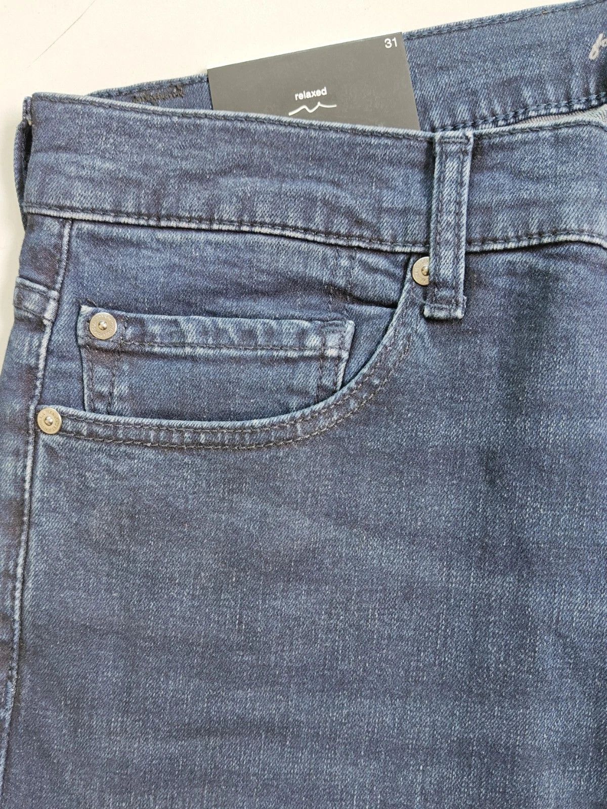 7 For All Mankind 7 For All ManKind Austyn River Water Straight Jeans T / 6067 Size US 31 - 4 Thumbnail