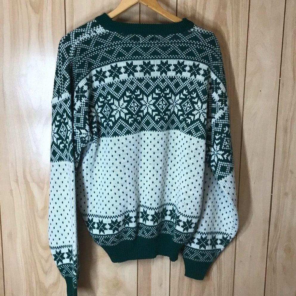 Puritan Puritan Vintage Round Neck Long Sleeve Sweater M Size ONE SIZE - 2 Thumbnail