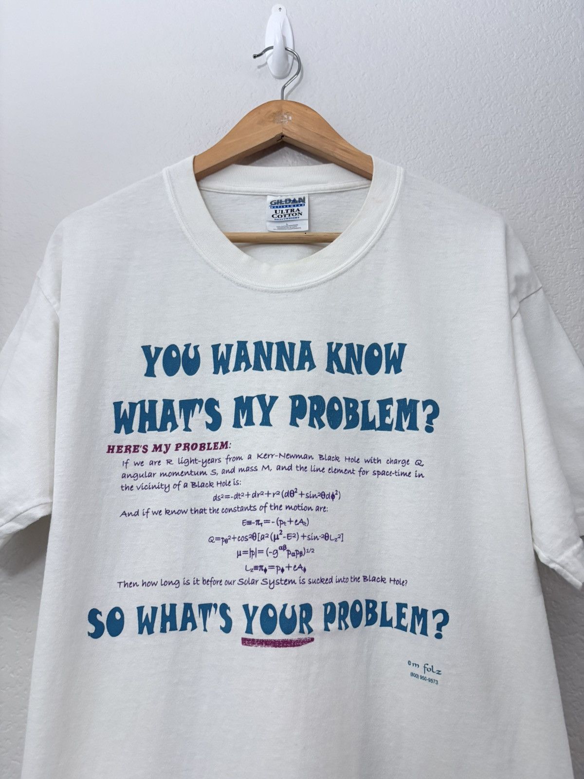 Vintage 00’s Whats My Problem? Vintage Science Black Hole Tee Size US XL / EU 56 / 4 - 1 Thumbnail