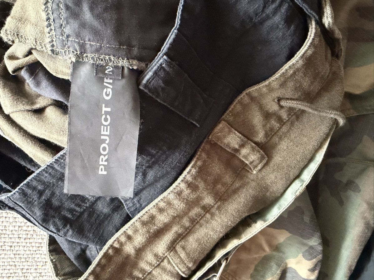 PROJECT G/R PROJECT G/R 3 LAYERD CARGO CAMO PANTS Size US 33 - 13 Thumbnail