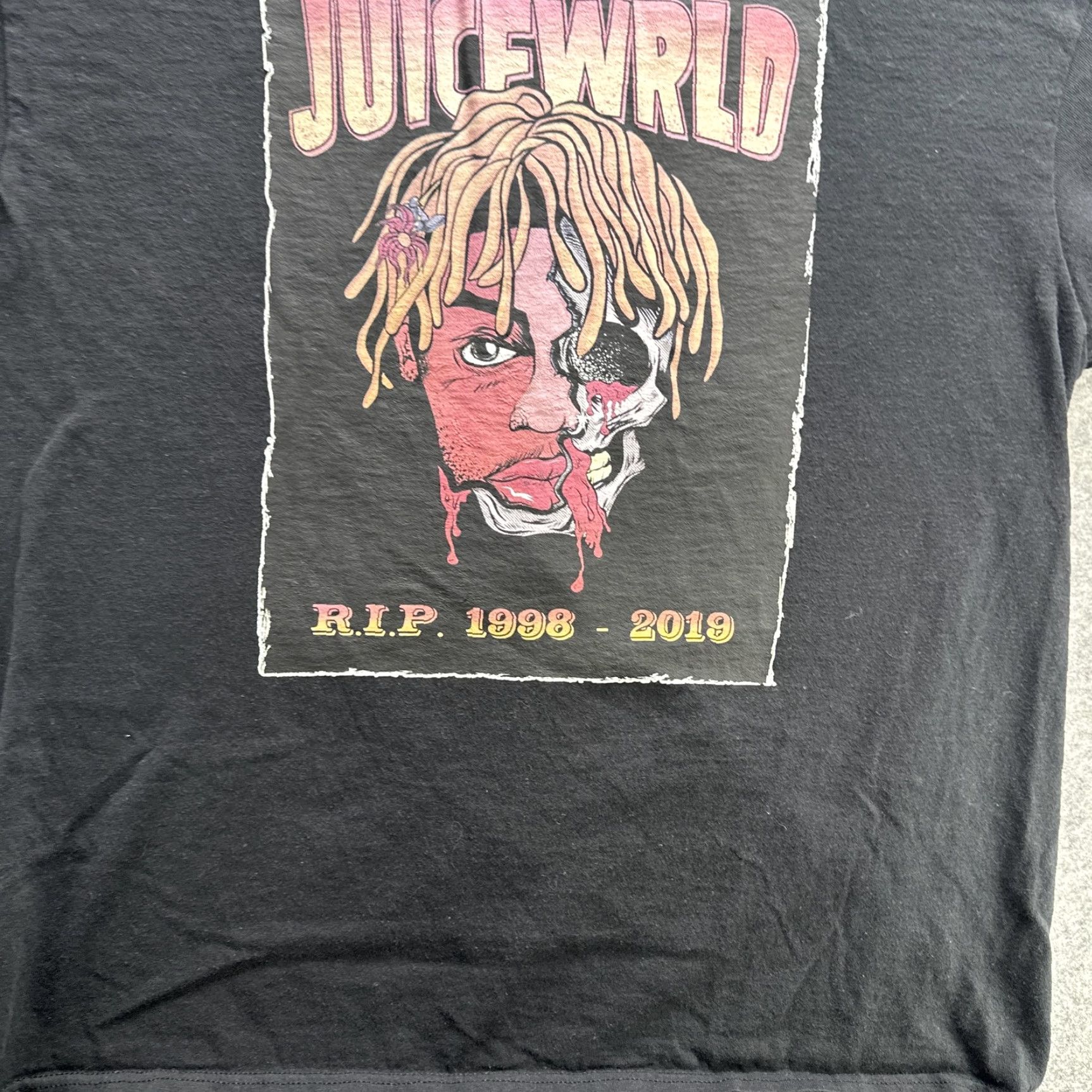 Vintage VINTAGE not applicable (skip) Juice WRLD Shirt Mens XL Black R.I.P. 1998 2019 Memorial Rap Tee Hip Hop Graphic Size US XL / EU 56 / 4 - 5 Thumbnail