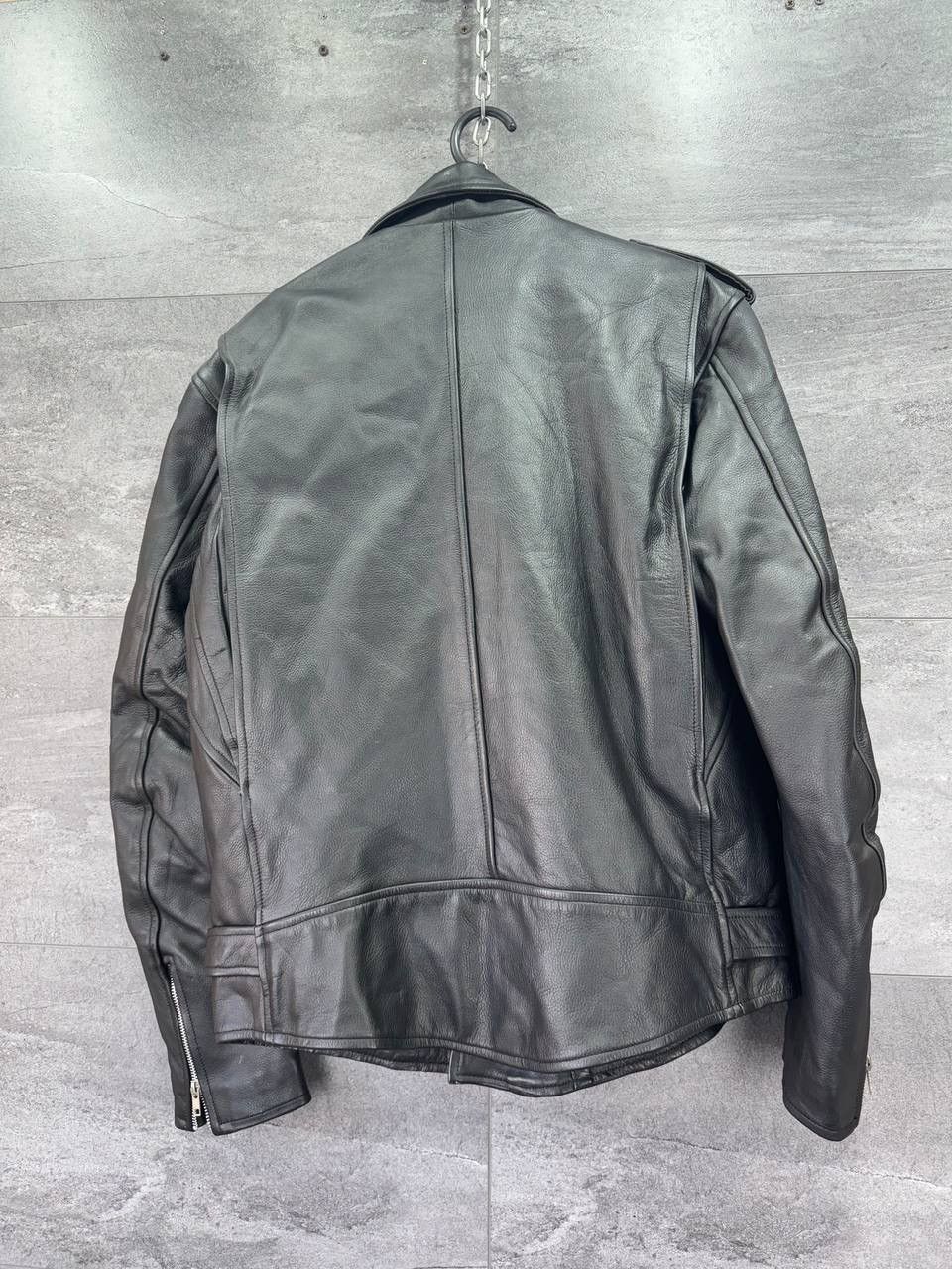 Genuine Leather Vintage Motorcycle Leather Biker Mens Jacket Size US S / EU 44-46 / 1 - 10 Thumbnail