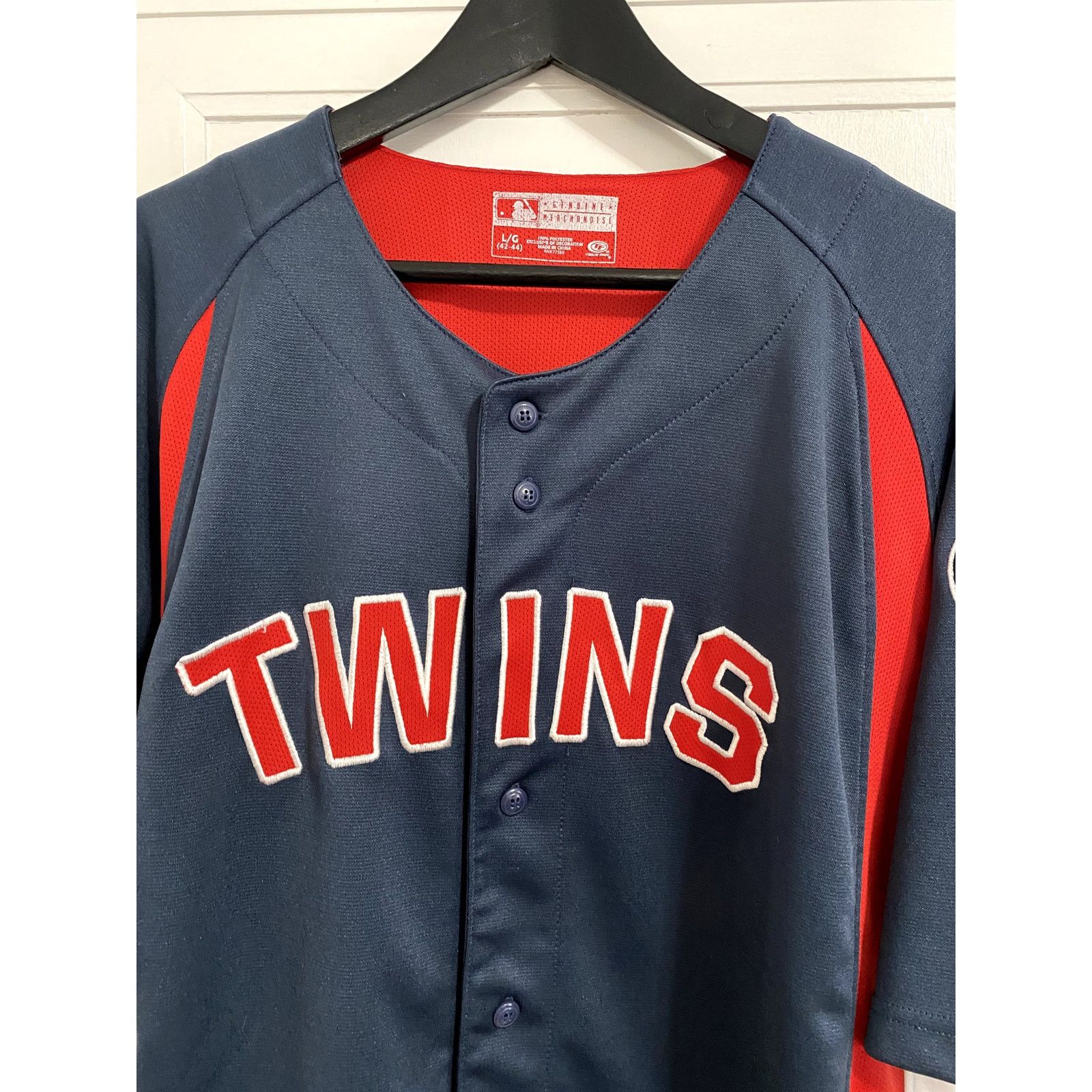 MLB Minnesota Twins Stitched Baseball Jersey Size Large Size US L / EU 52-54 / 3 - 3 Thumbnail