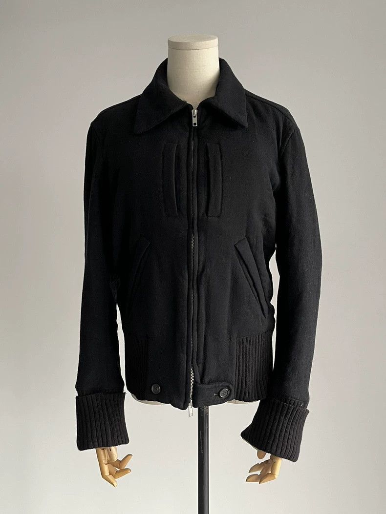 Ann Demeulemeester Ann Demeulemeester Wool lapel zip-up jacket-2506 Size US XXS / EU 40 - 3 Thumbnail
