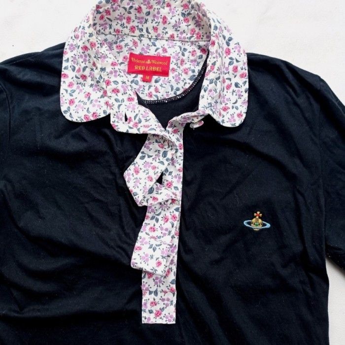 Liberty vivienne westwood drap liberty floral collar polo shirt Size M / US 6-8 / IT 42-44 - 3 Thumbnail