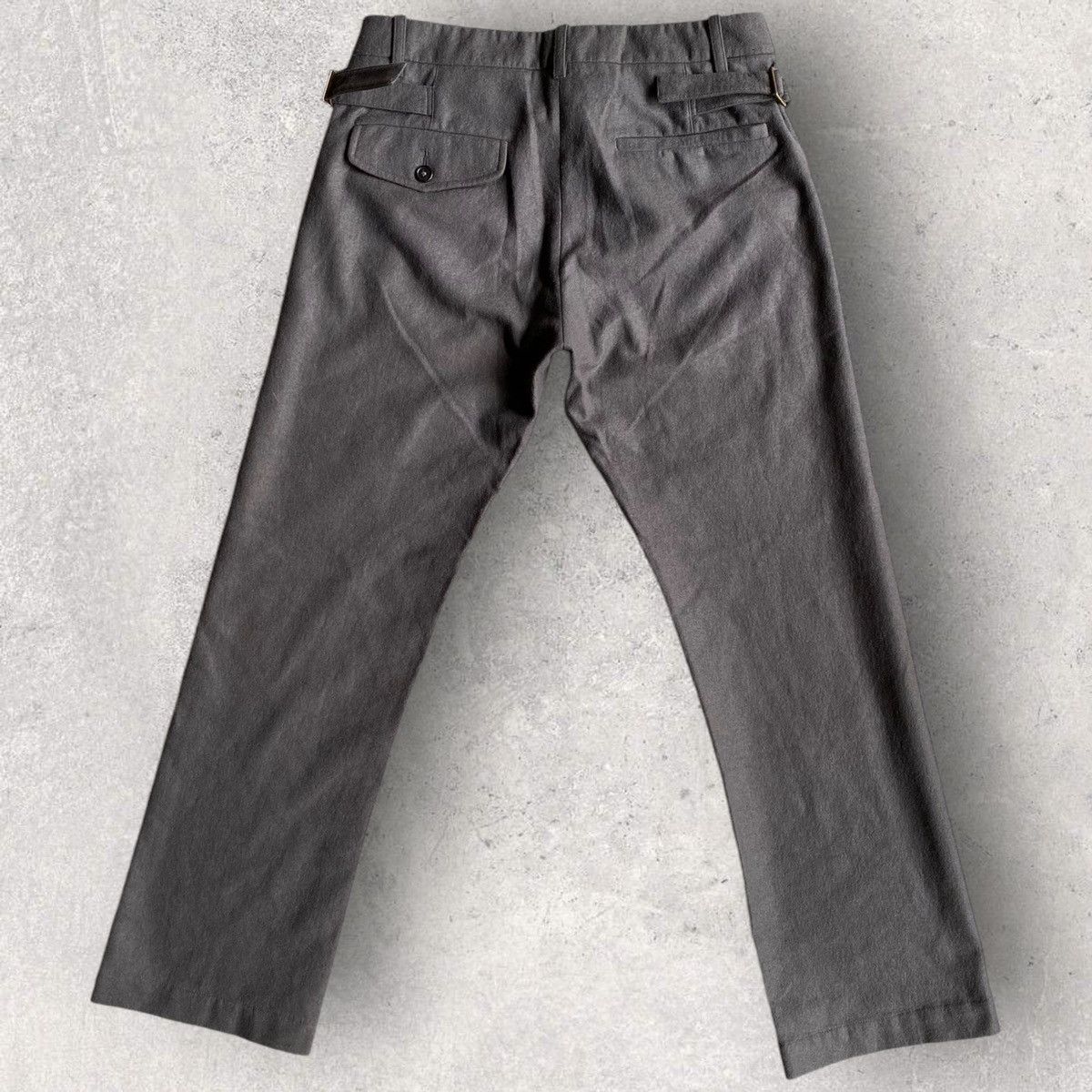 Ann Demeulemeester Side Belt Wool Blend Trousers Size 29" - 6 Thumbnail