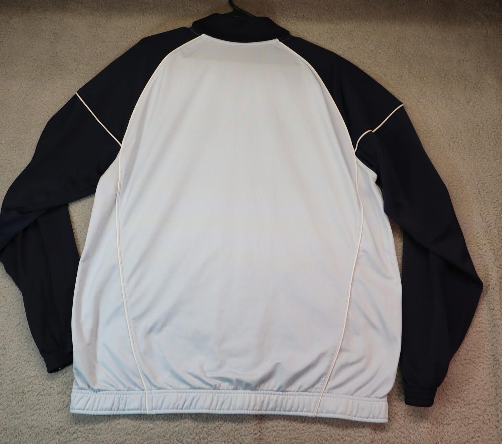 Nike Nike Mens Track Jacket XL Blue Full Zip Golf Dri Fit 18096 Size US XL / EU 56 / 4 - 5 Thumbnail