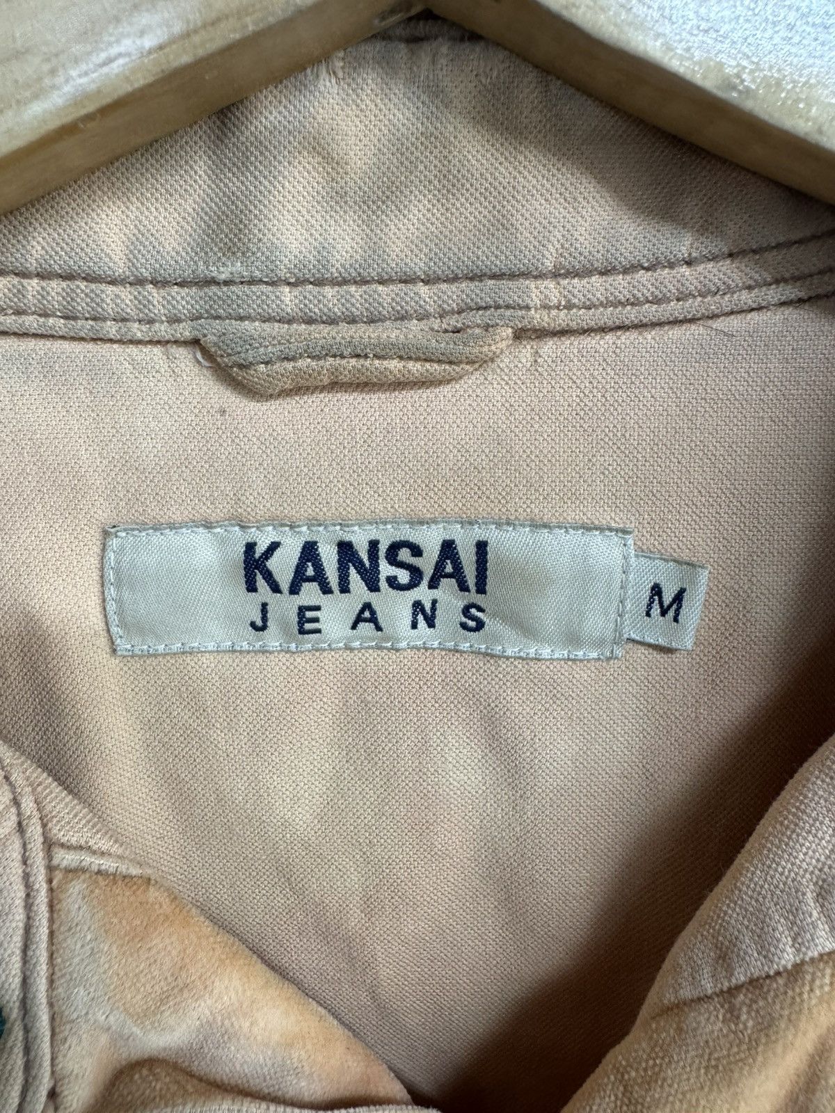 Kansai Yamamoto KANSAI JEANS CORDUROY LONG SHIRT Size US L / EU 52-54 / 3 - 6 Thumbnail