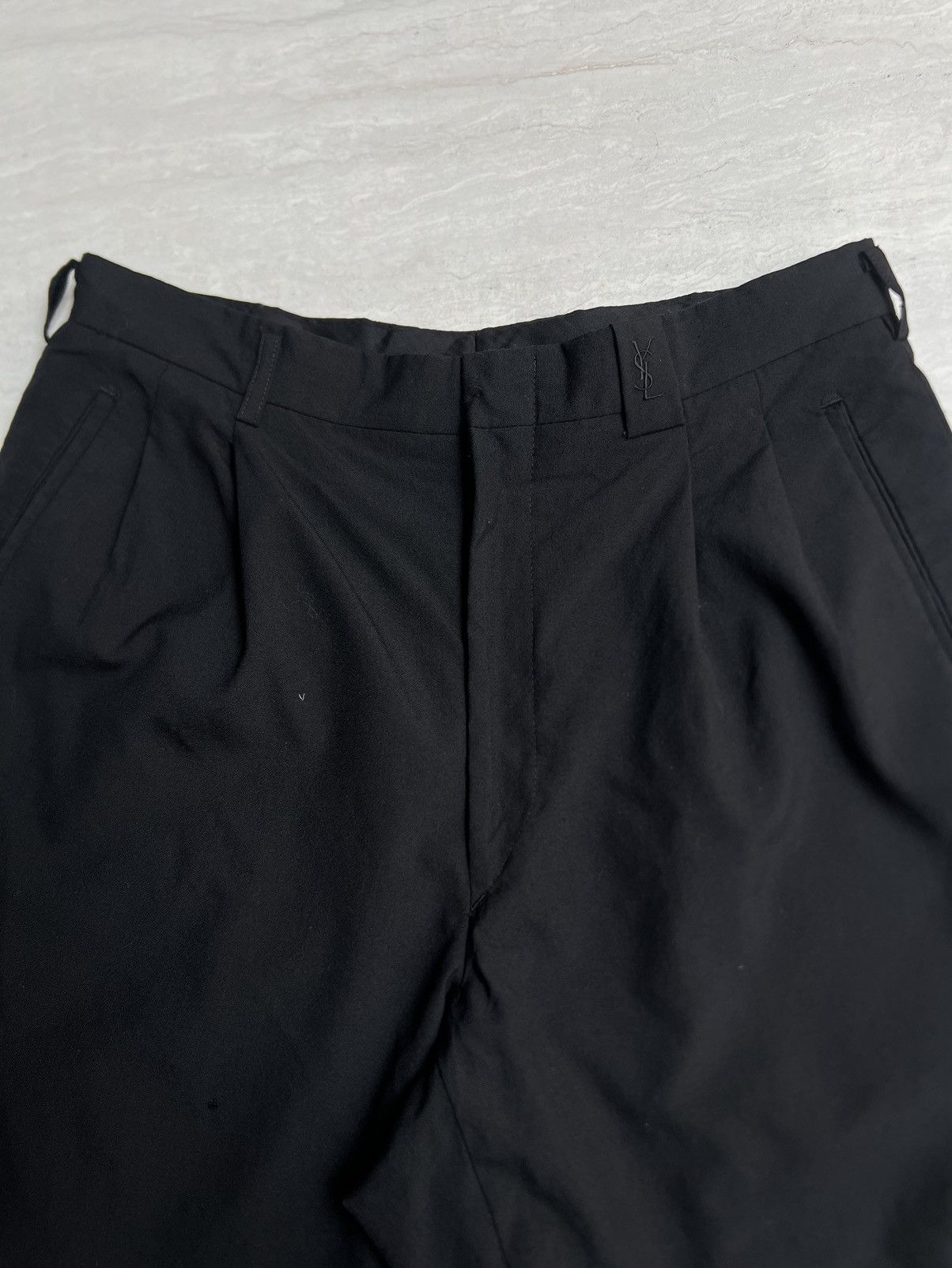 Yves Saint Laurent Yves Saint Laurent Pour Homme Black Pants Size US 28 / EU 44 - 2 Thumbnail