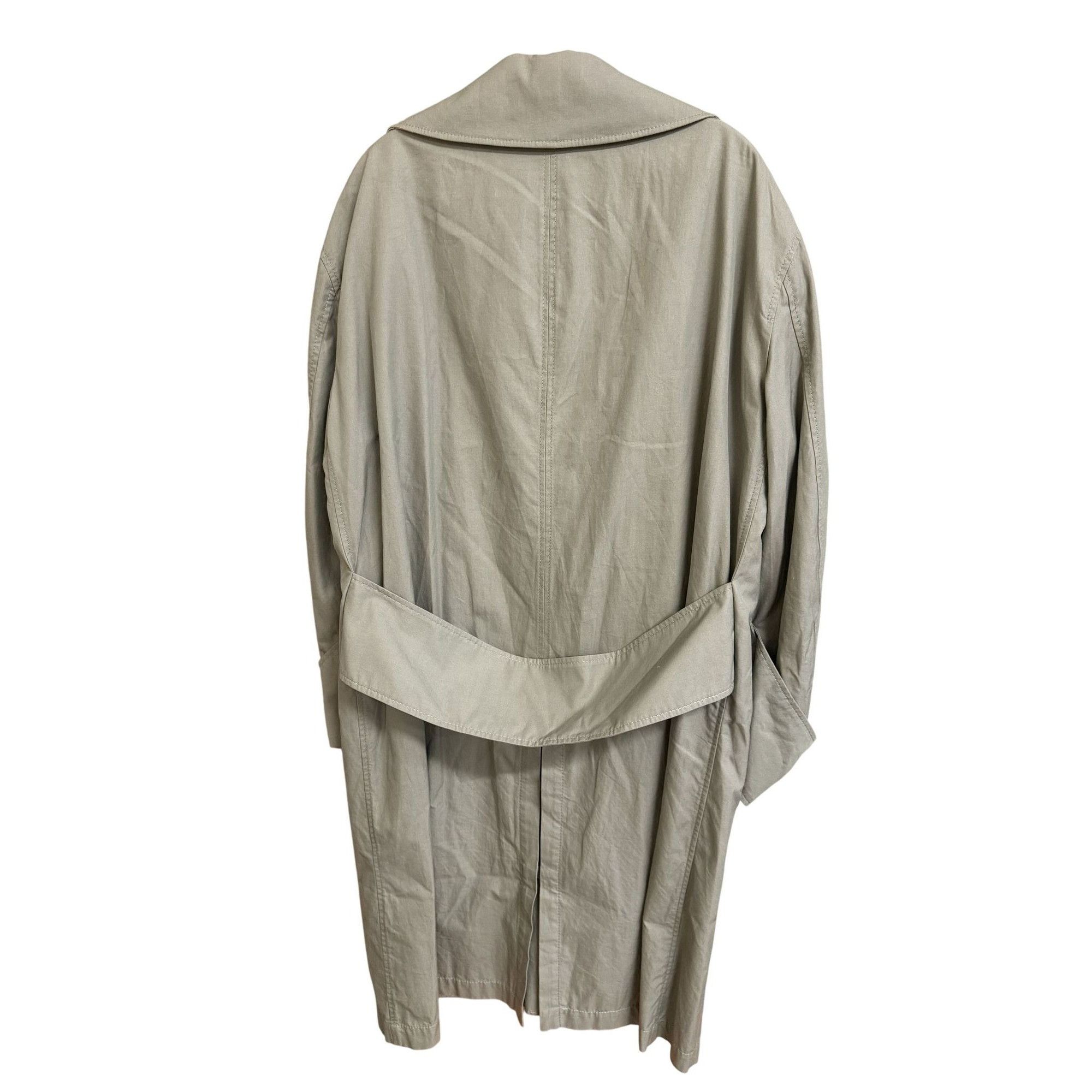 Burberry Burberry Beige Cotton Trench Coat With Button Closure & Belt Size US XS / EU 42 / 0 - 2 Thumbnail