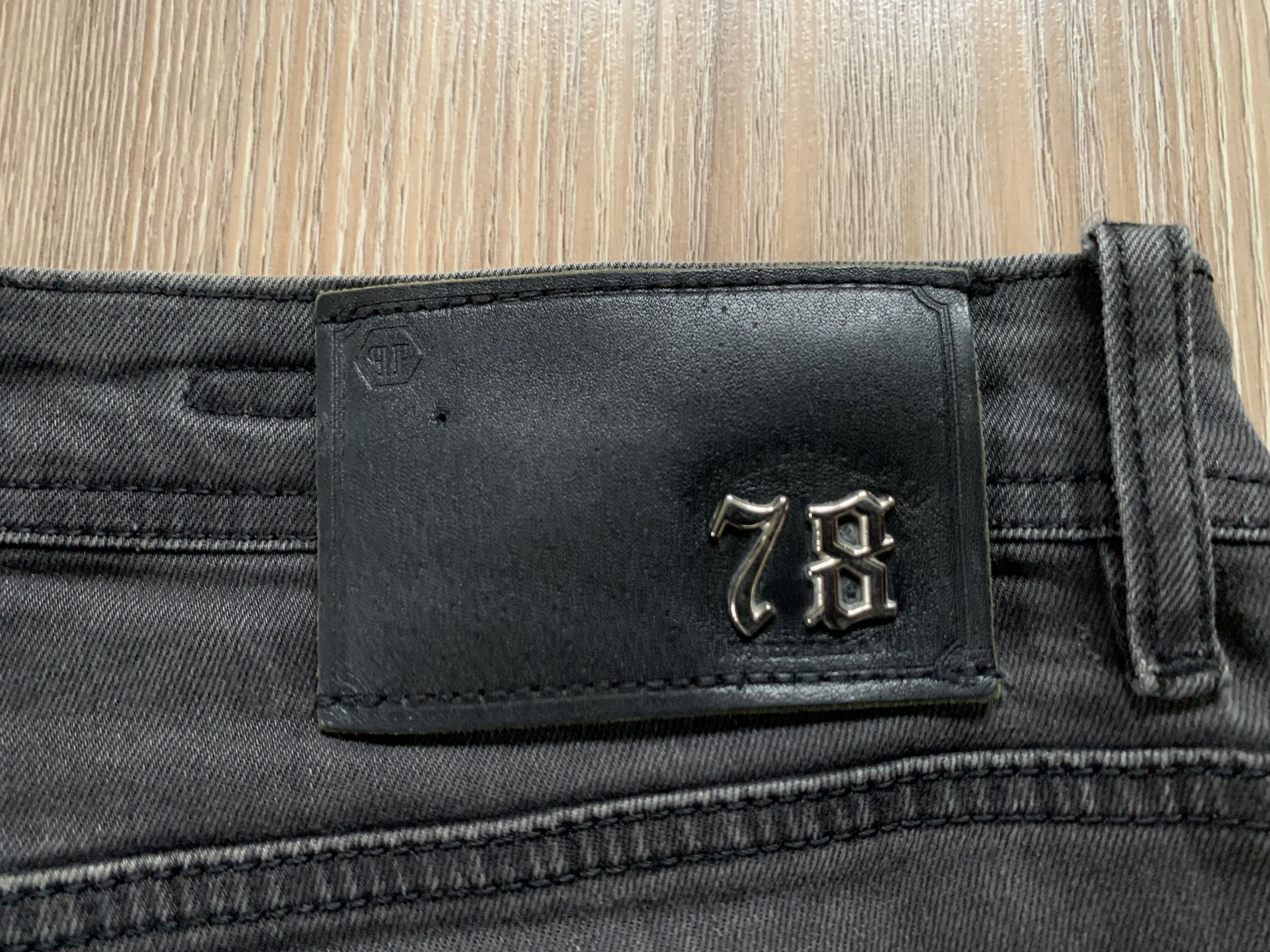 Philipp Plein Vintage Philipp Plein Straight Cut Black Dimond Jeans Size US 34 / EU 50 - 10 Thumbnail