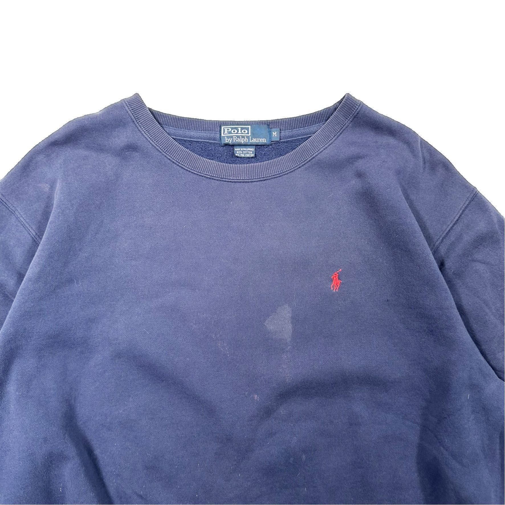 Vintage Vintage 90s Polo Ralph Lauren Heavy Crewneck Sweater Size US M / EU 48-50 / 2 - 2 Thumbnail