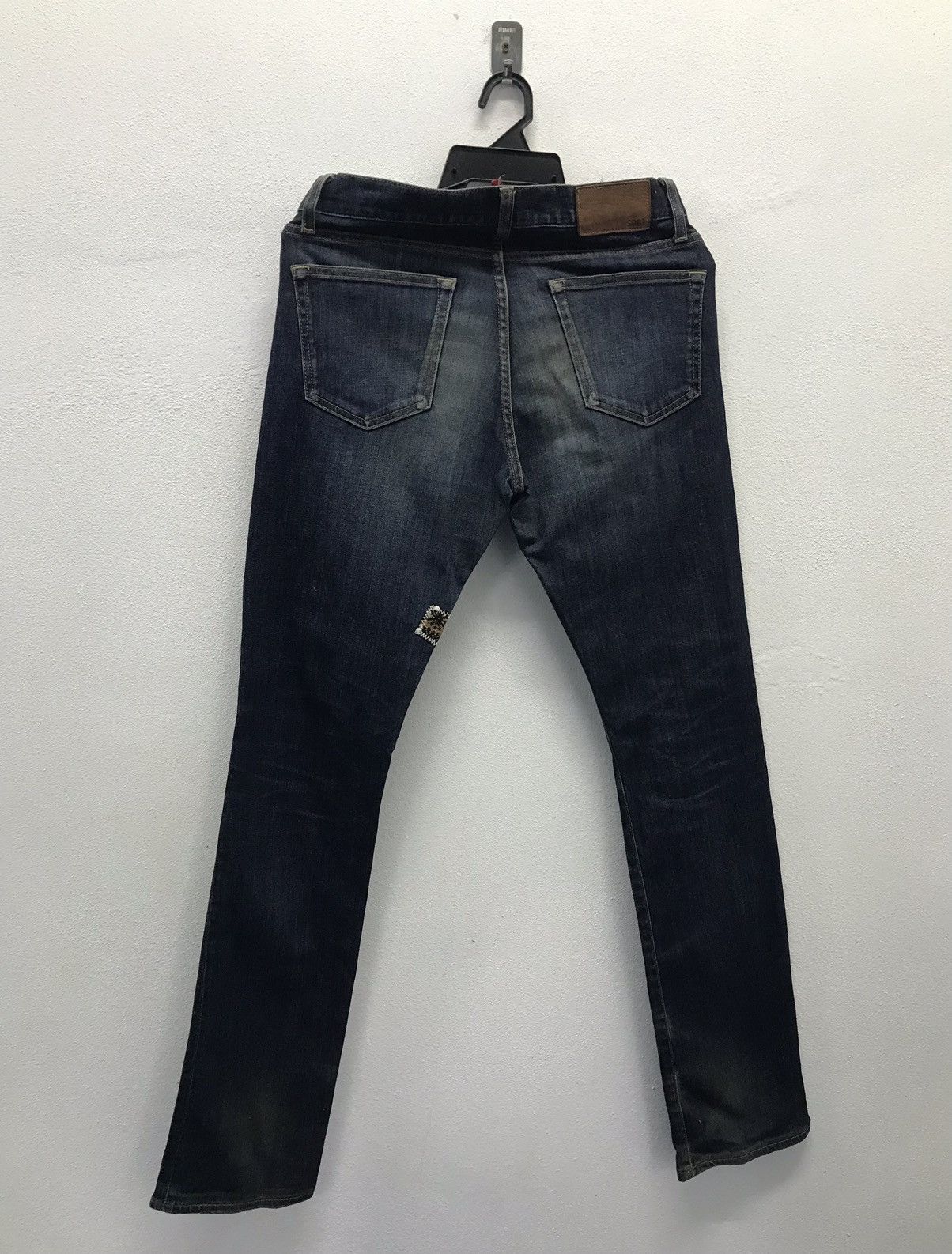 Uniqlo × Vintage Japanese Brand Uniqlo Selvedge Patchwork Denim Jeans Size US 31 - 2 Thumbnail